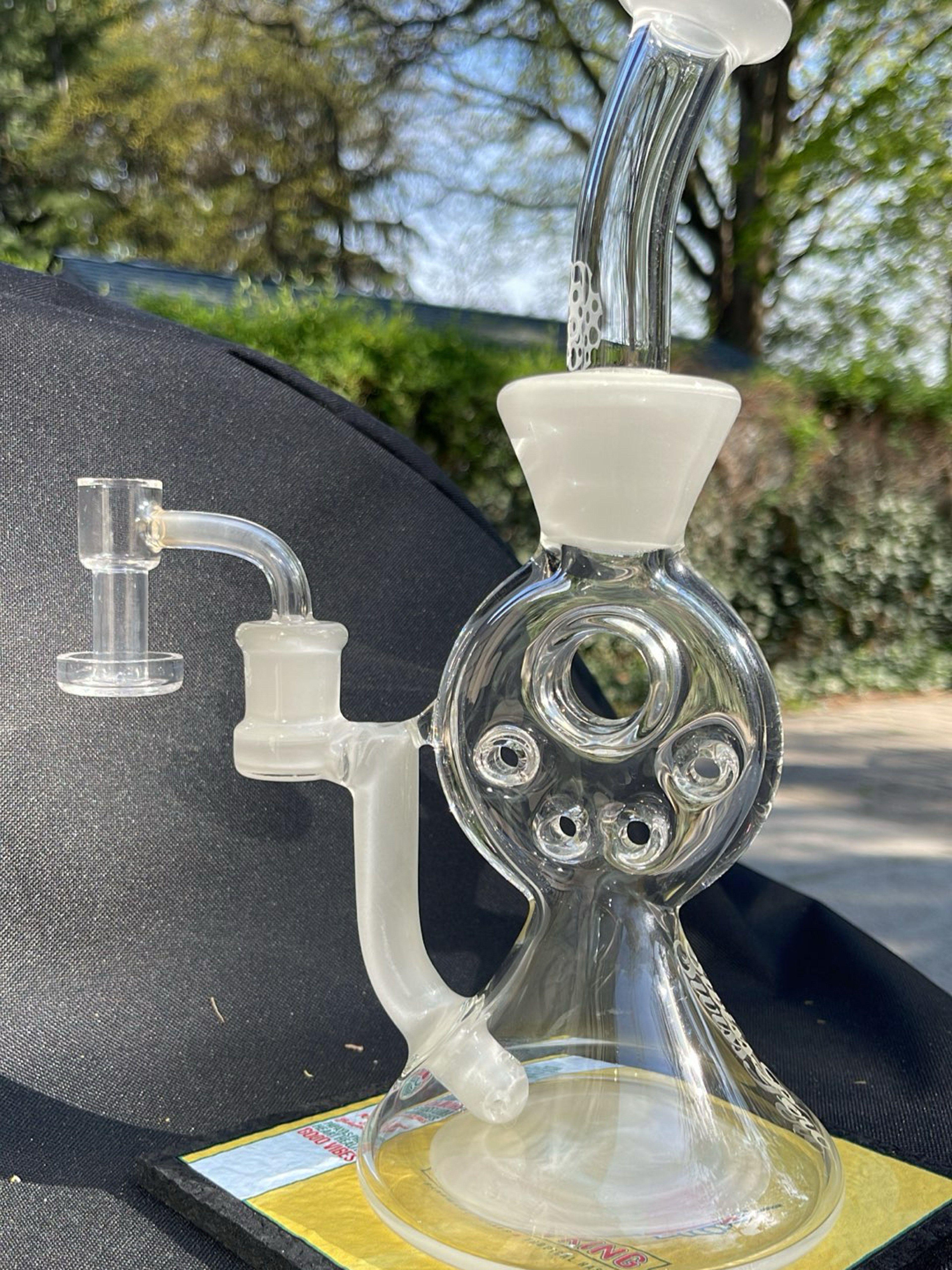 White Satin Oiler Swiss Perc image 0