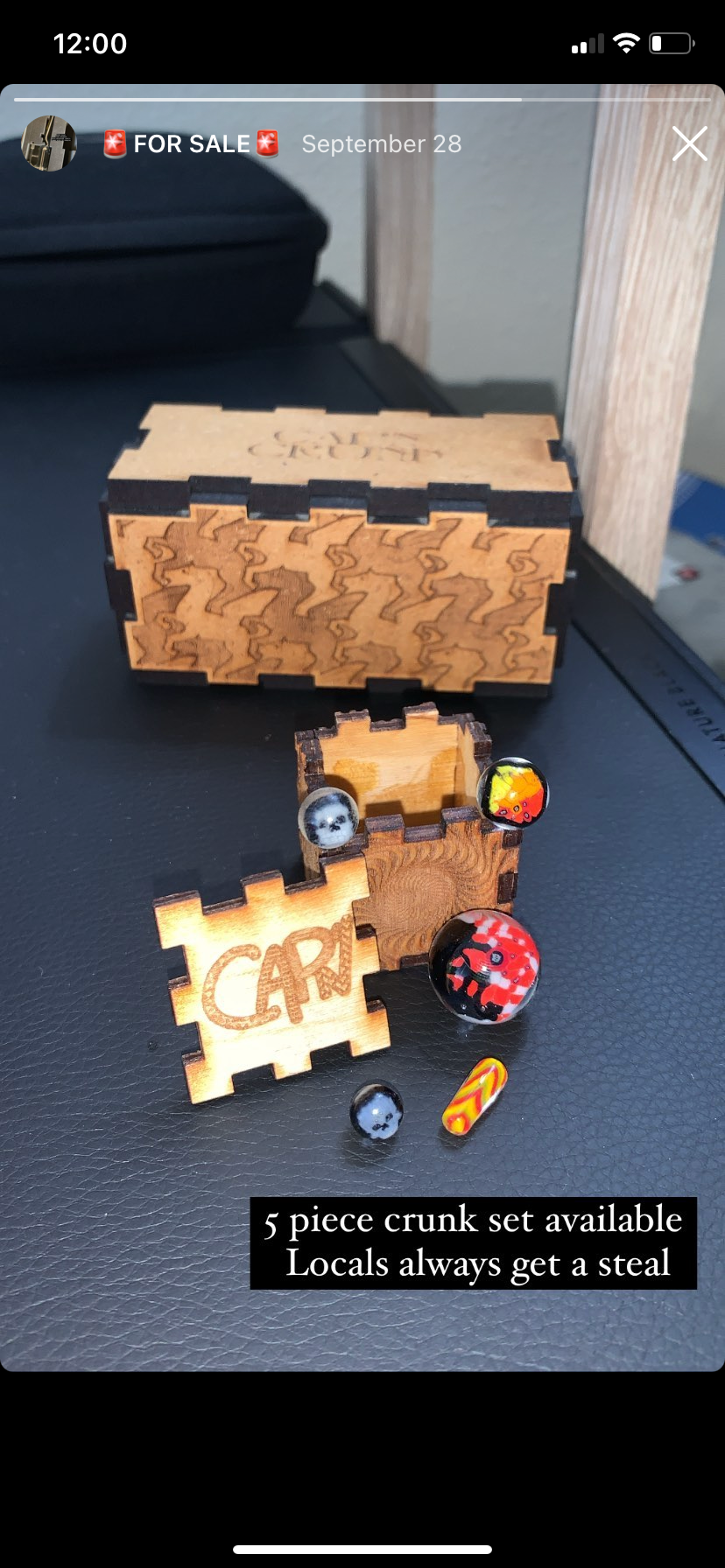 Preview pic of Capn Crunk Marble Set