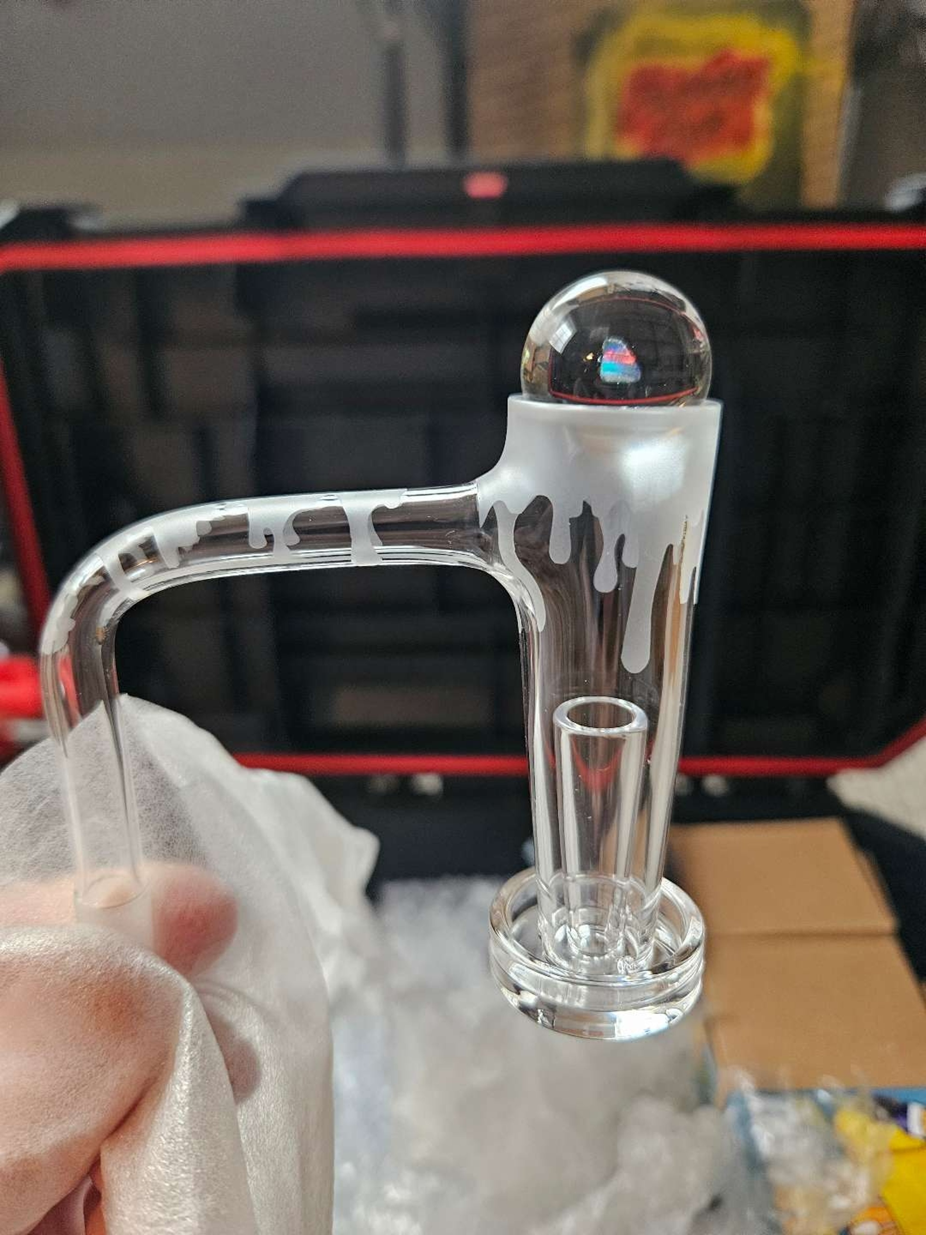 Preview pic of Xl Tower 10mm w hollow pillar and opal Cap