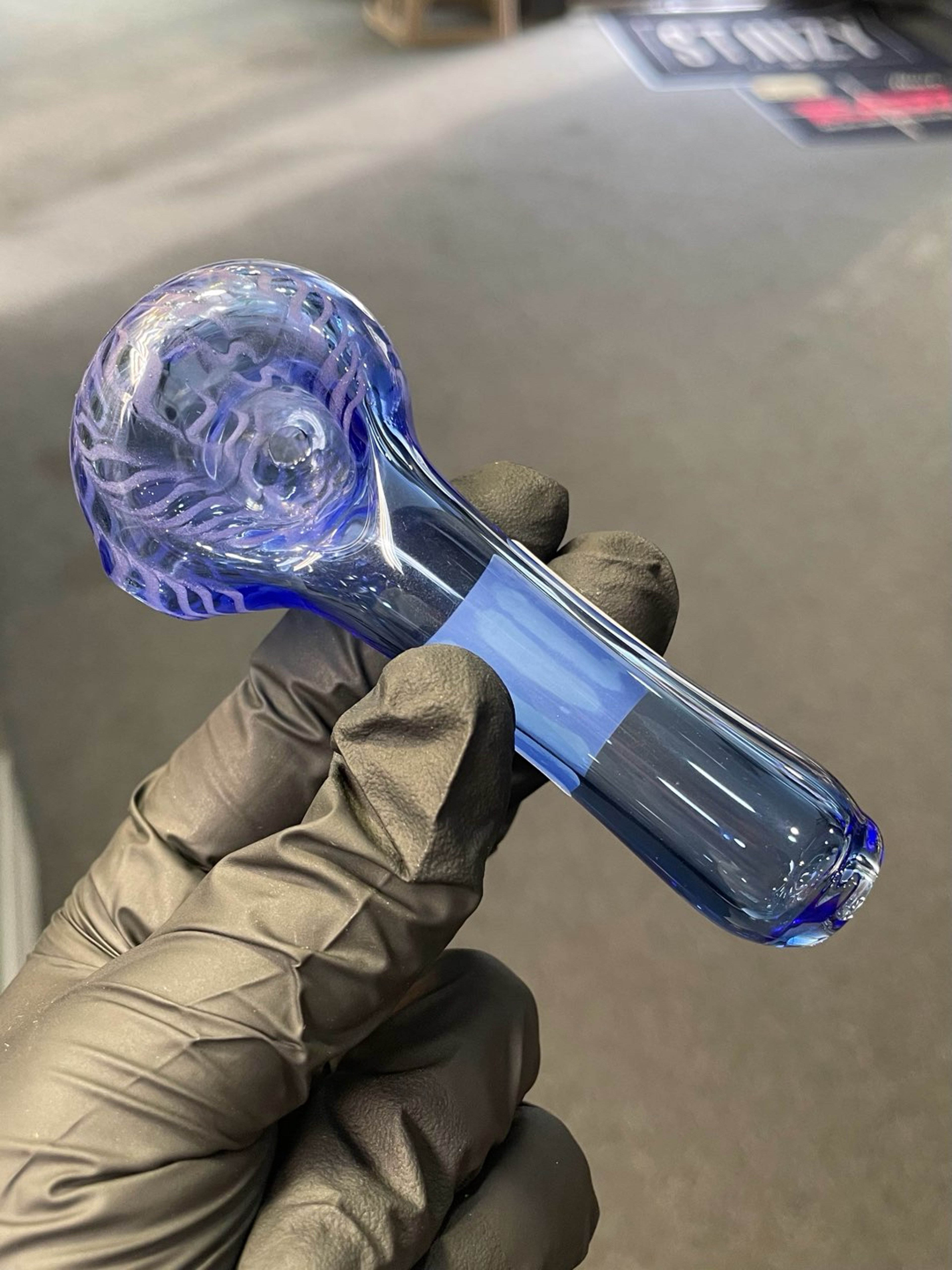Preview pic of Izlow Glass Spoon Purple