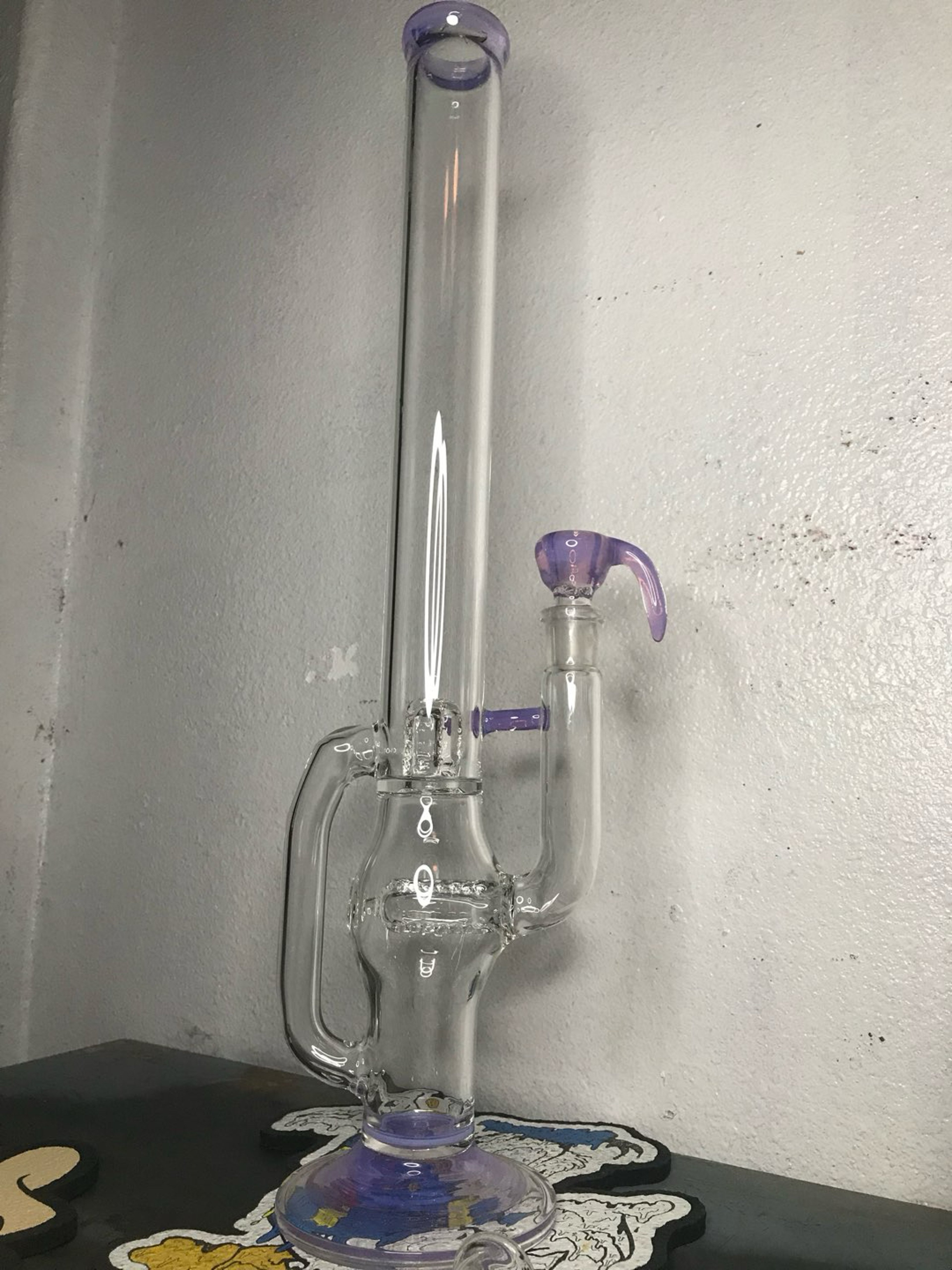 Purple Lilac inline to upright w/ recycler image 0
