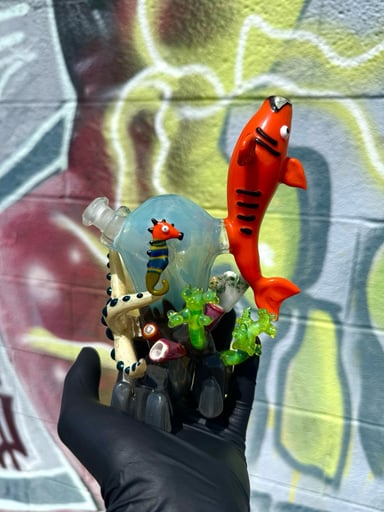 Preview pic of Riel Glass Reef with Fish Set