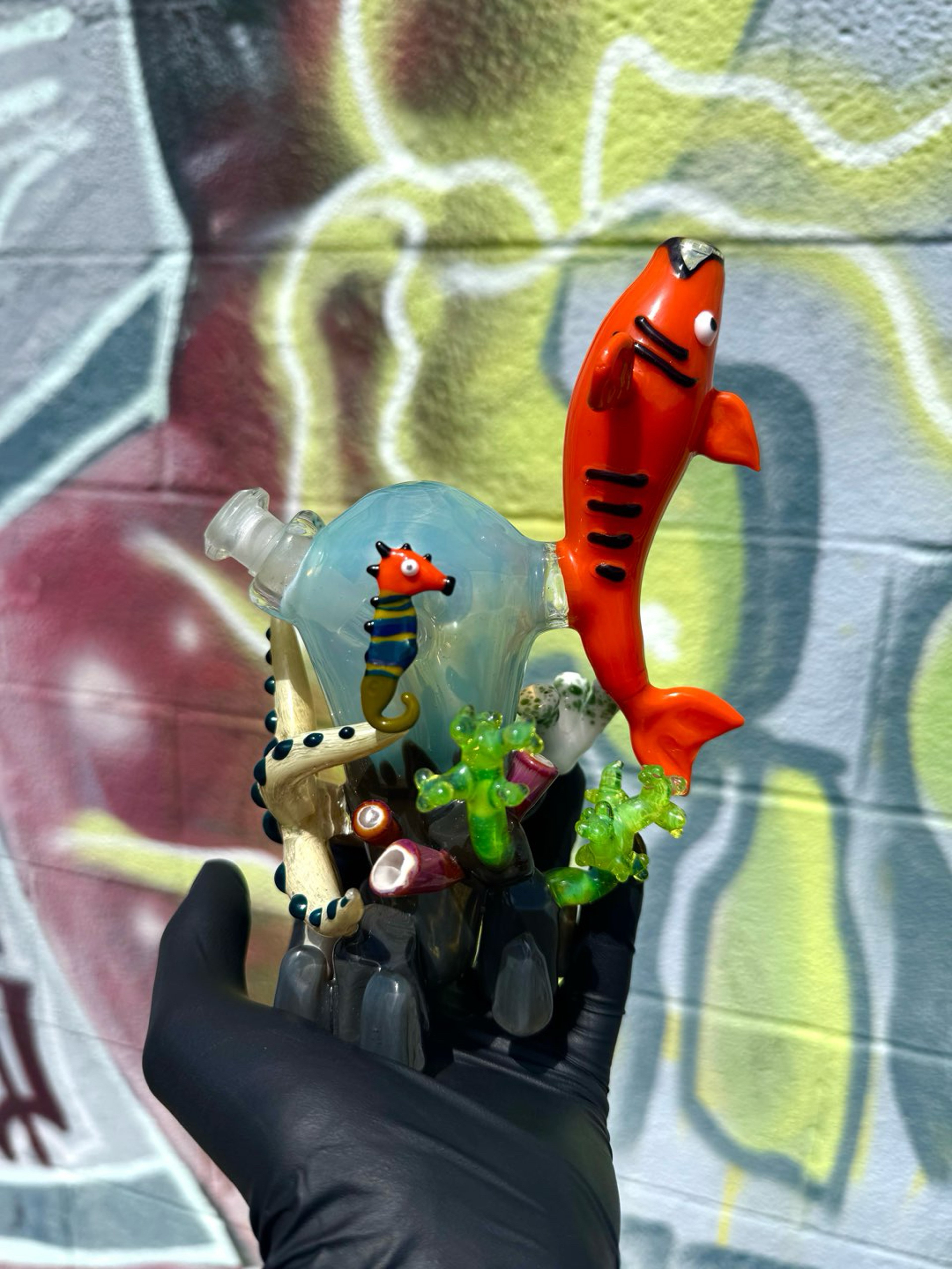 Preview pic of Riel Glass Reef with Fish Set