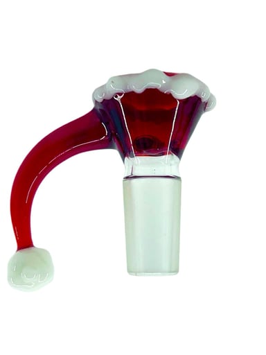 Preview pic of 14mm Santa hat slide by Welch Glass