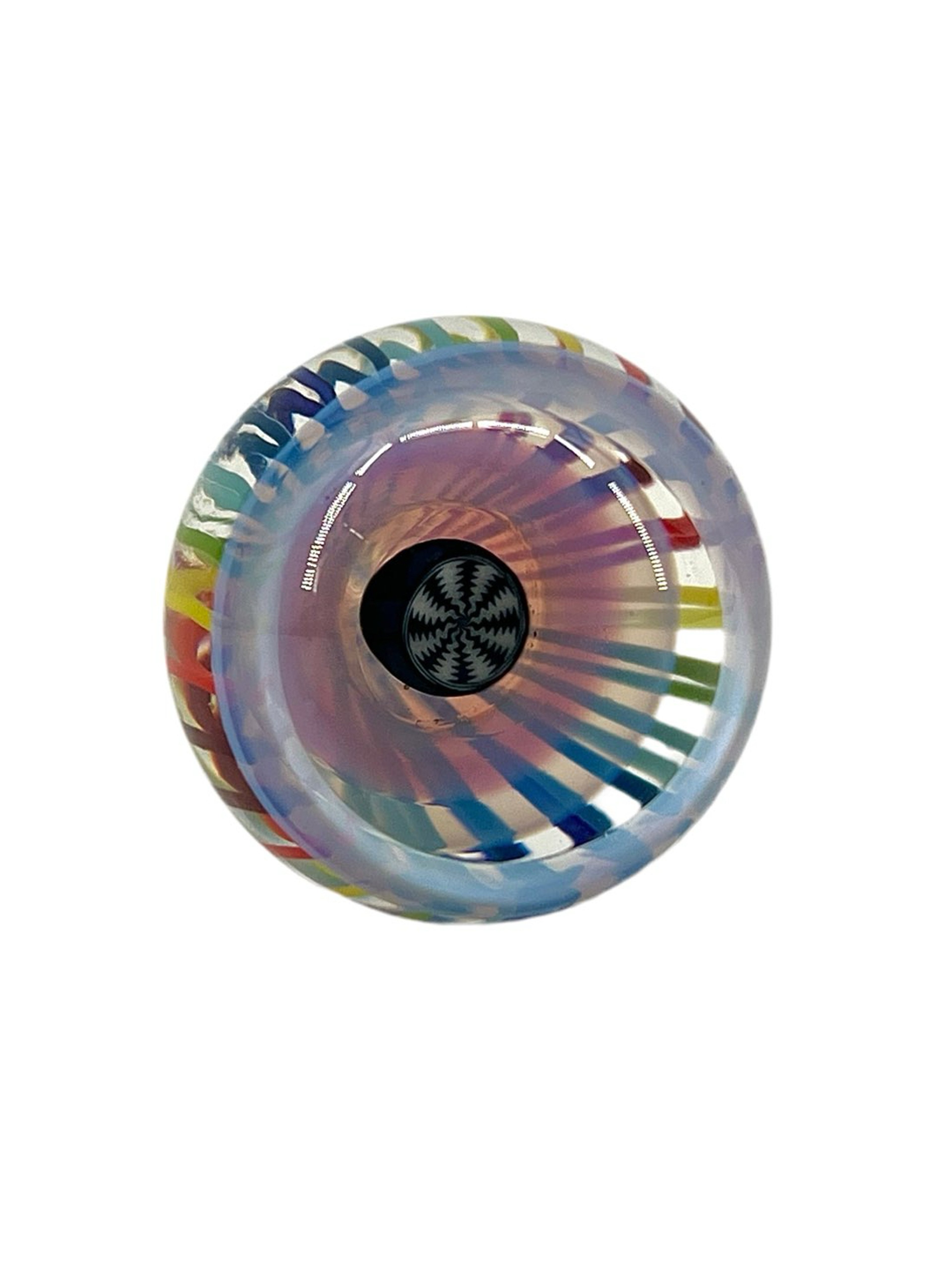 Rainbow Pinwheel marble by Jared Wetmore image 0
