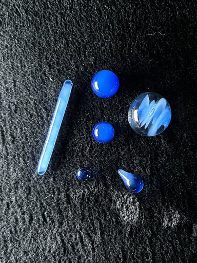 Preview pic of MarvinsGlass 6 Piece Terp Slurper Set! 🫐