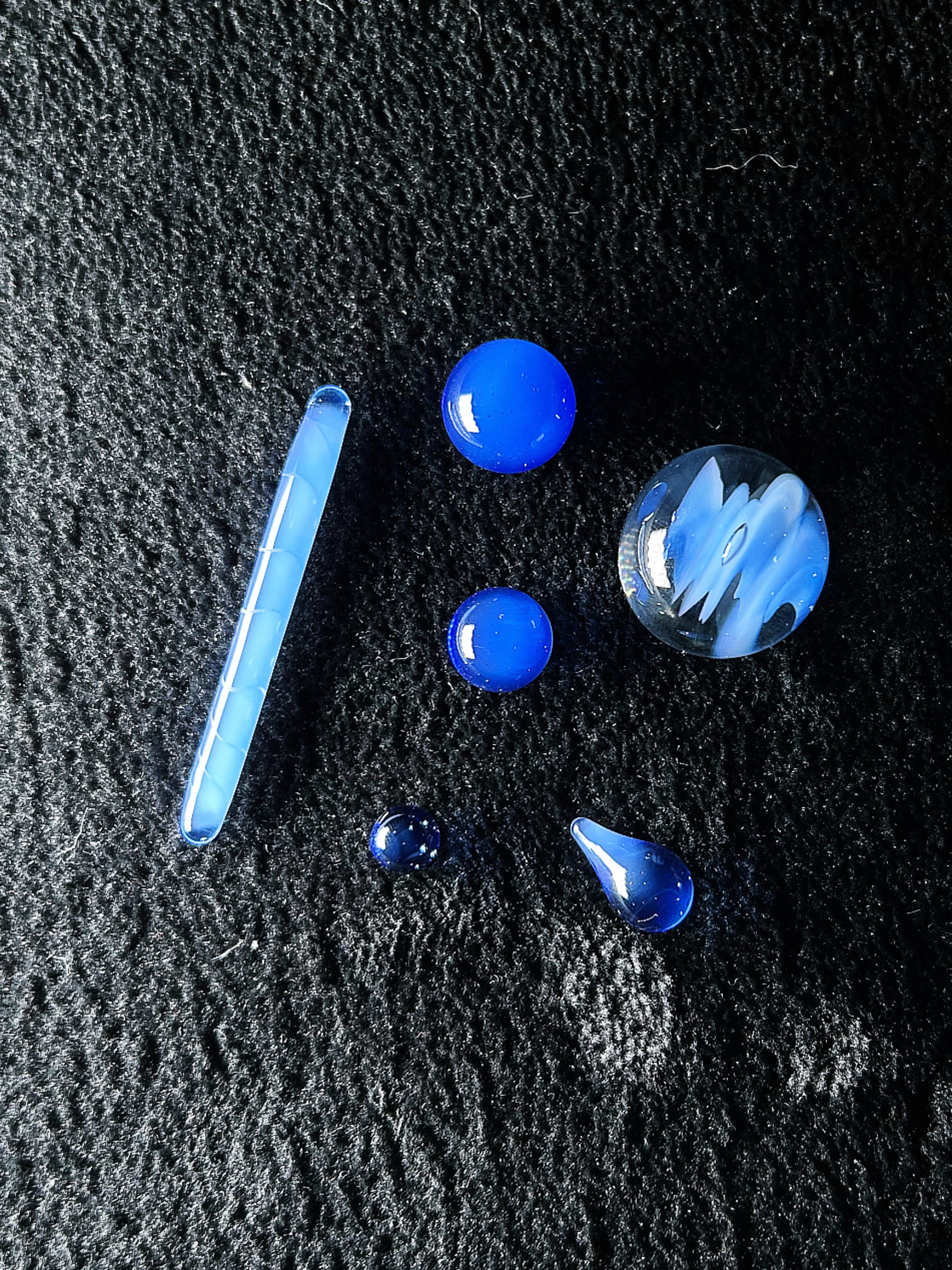 Preview pic of MarvinsGlass 6 Piece Terp Slurper Set! 🫐