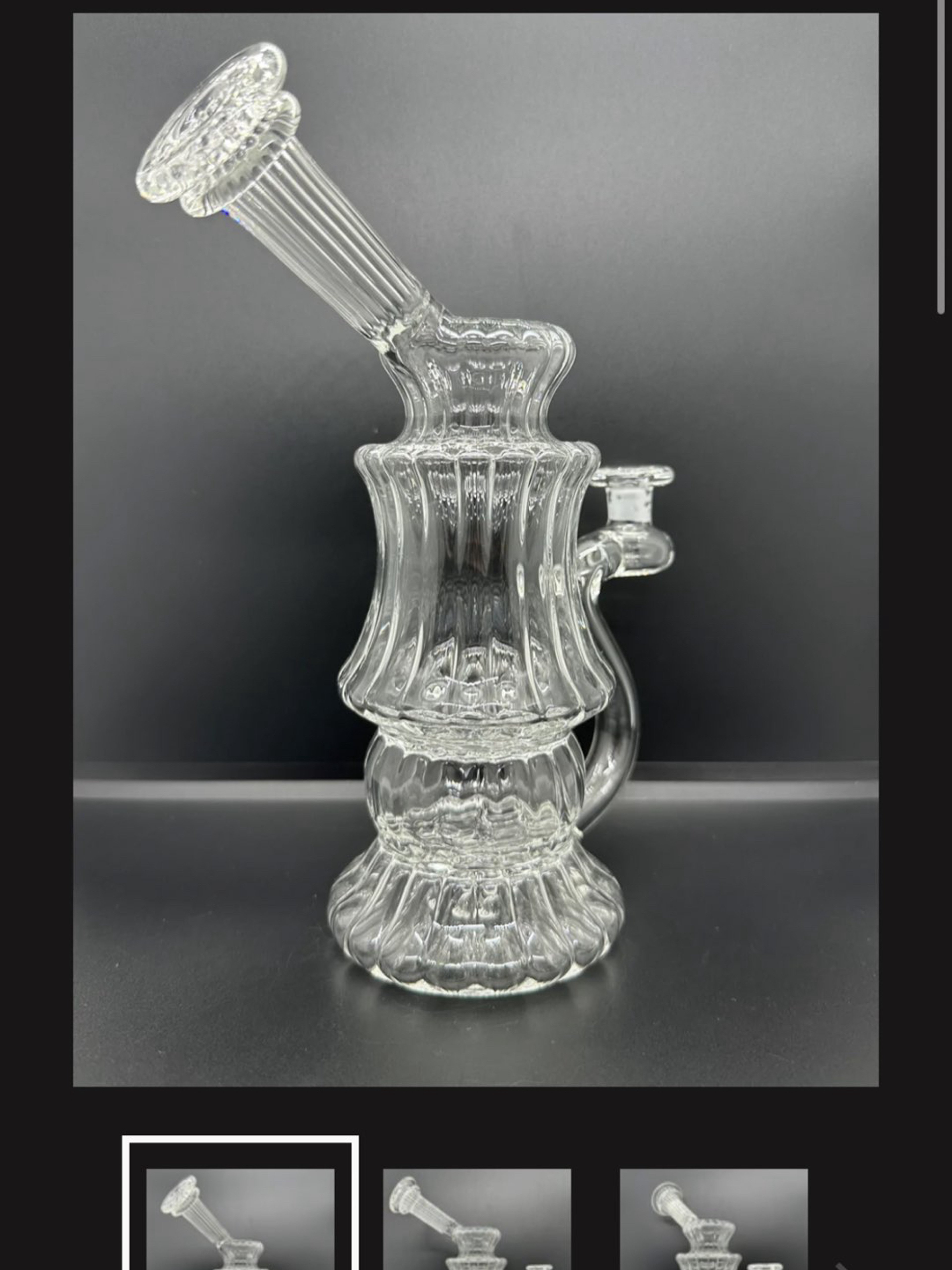 Preview pic of Walmot Clear Scalloped Astro Blooper