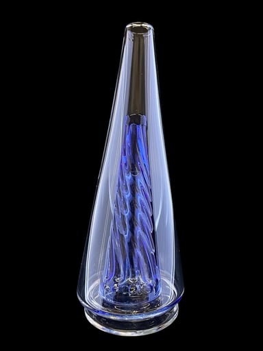 Preview pic of Twisted Blue Cone Attachment for Puffco Peak