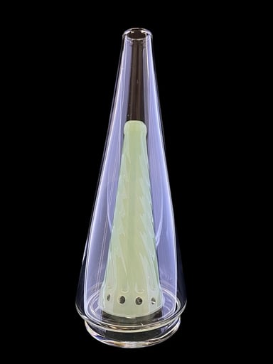 Preview pic of Twisted Cyan Cone Attachment for Puffco Peak