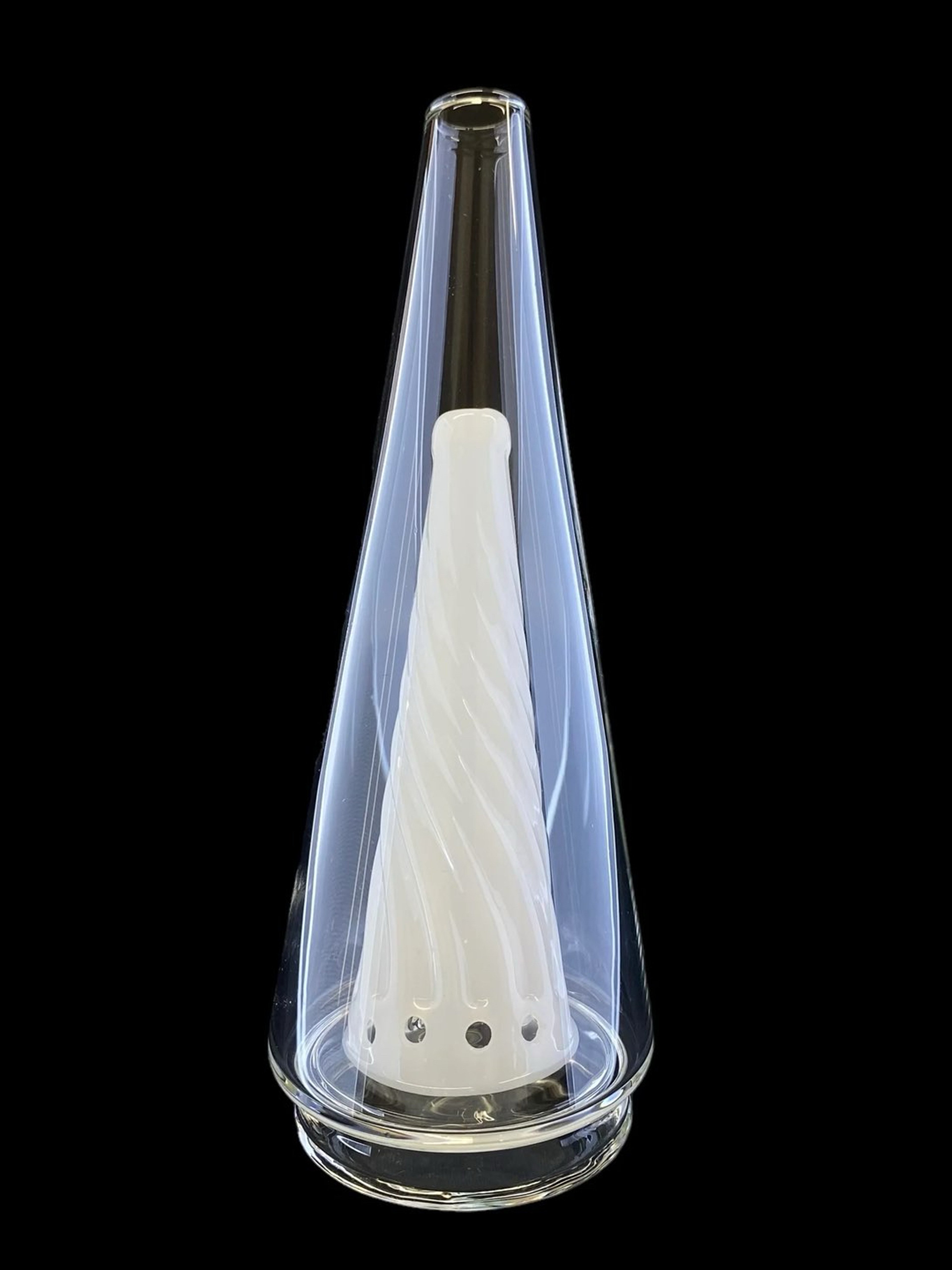 Preview pic of Twisted White Cone Attachment for Puffco Peak