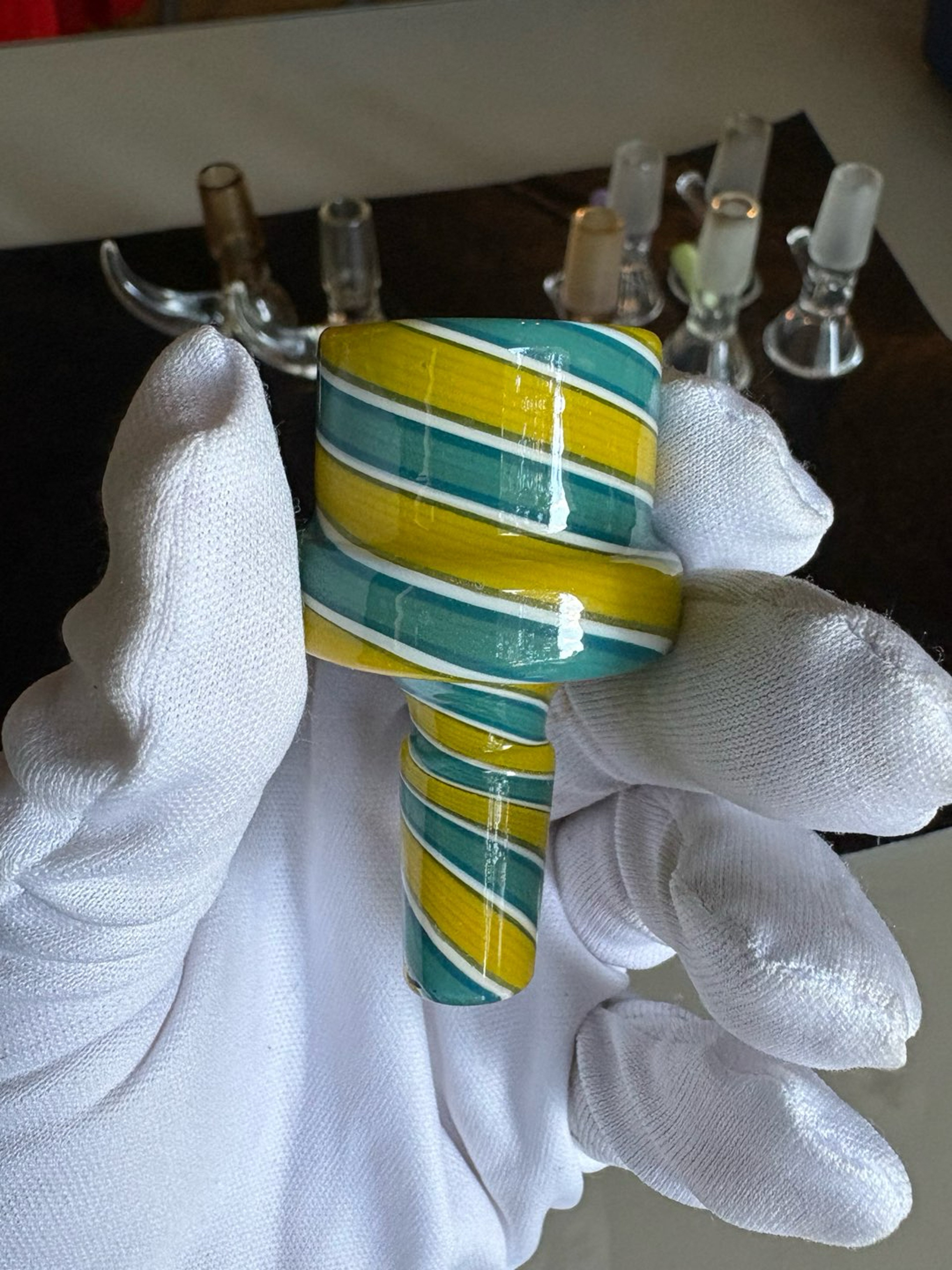Fully Worked 14mm/1 Hole Bowl Slide image 0