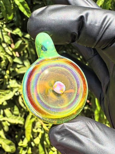 Preview pic of K_Berg91 Slyme/Amber Purple Opal Pendant 🌈🍏🔮