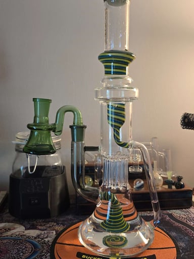 Preview pic of Phoenix Star (Symbiartic style) Incycler Bong w/ Drain