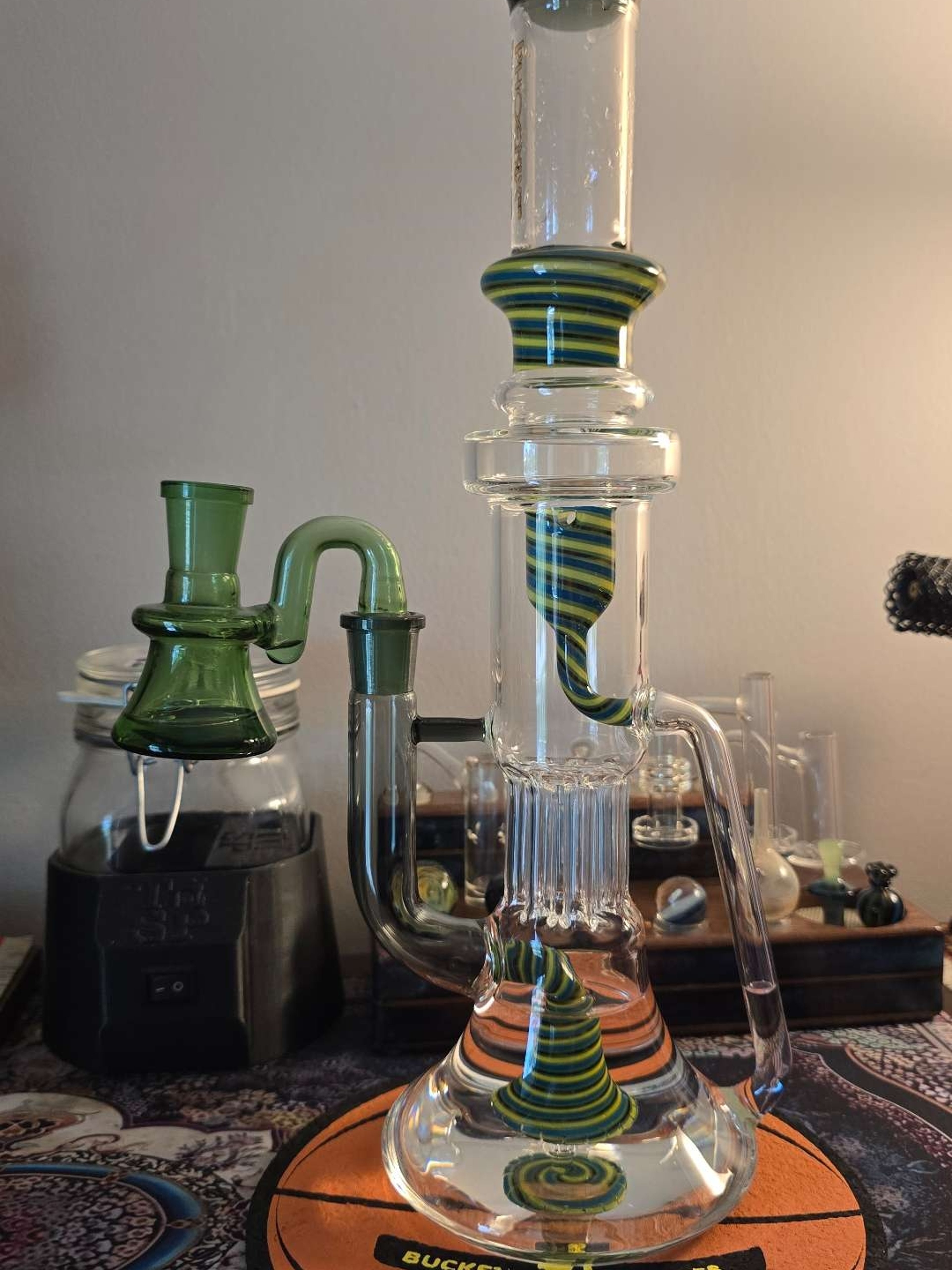 Phoenix Star (Symbiartic style) Incycler Bong w/ Drain image 0
