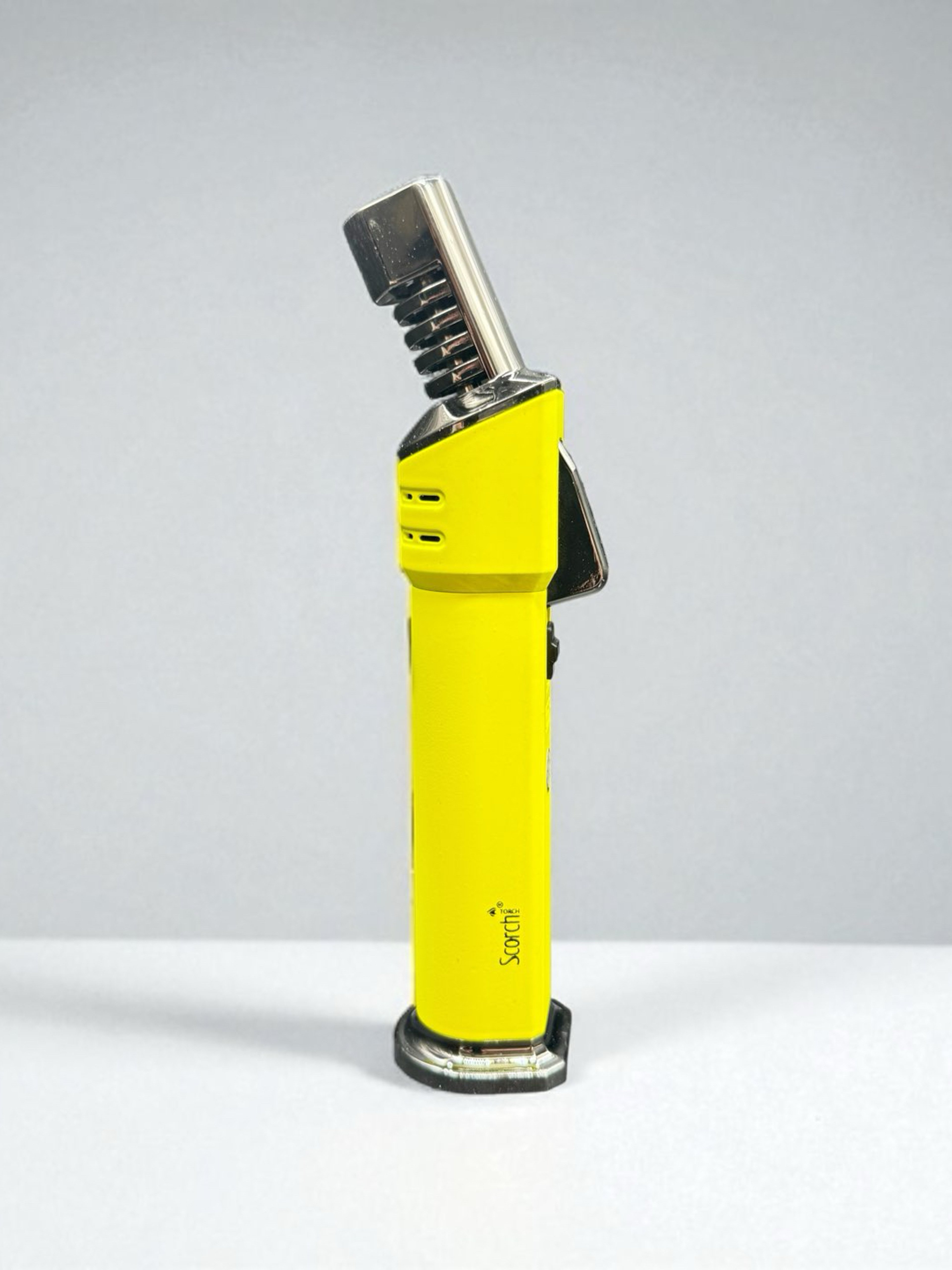 Scorch Torch Model 61675 – 6.5” Refillable Butane Torch Lighter (Bright Yellow) image 0