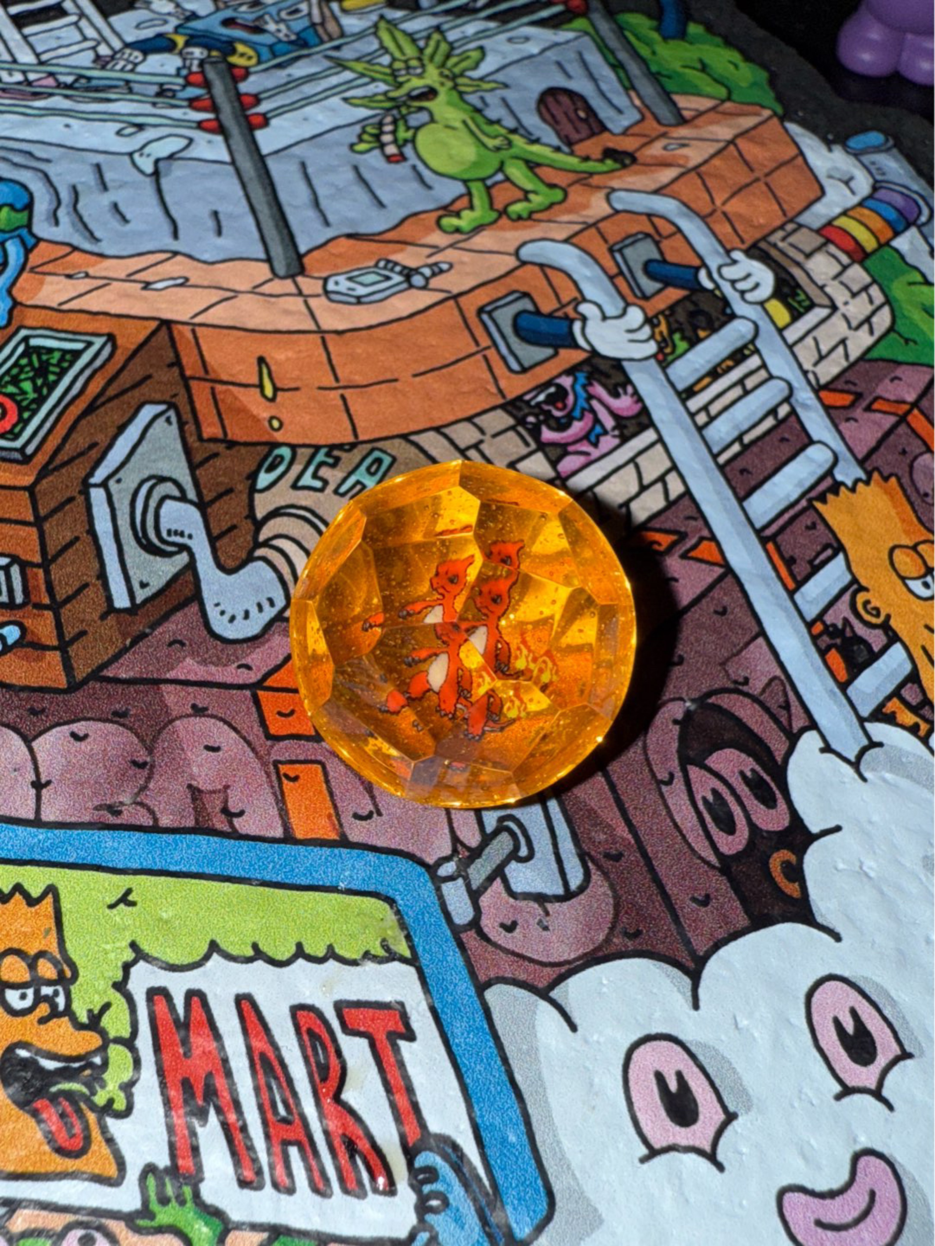 Preview pic of UV Faceted Charmeleon Top Marble