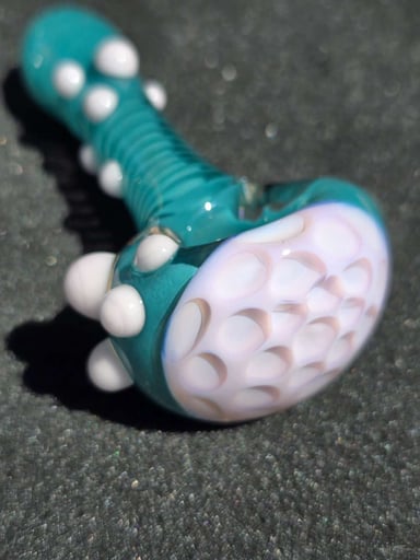 Preview pic of Aqua X Pink Honeycomb Pipe