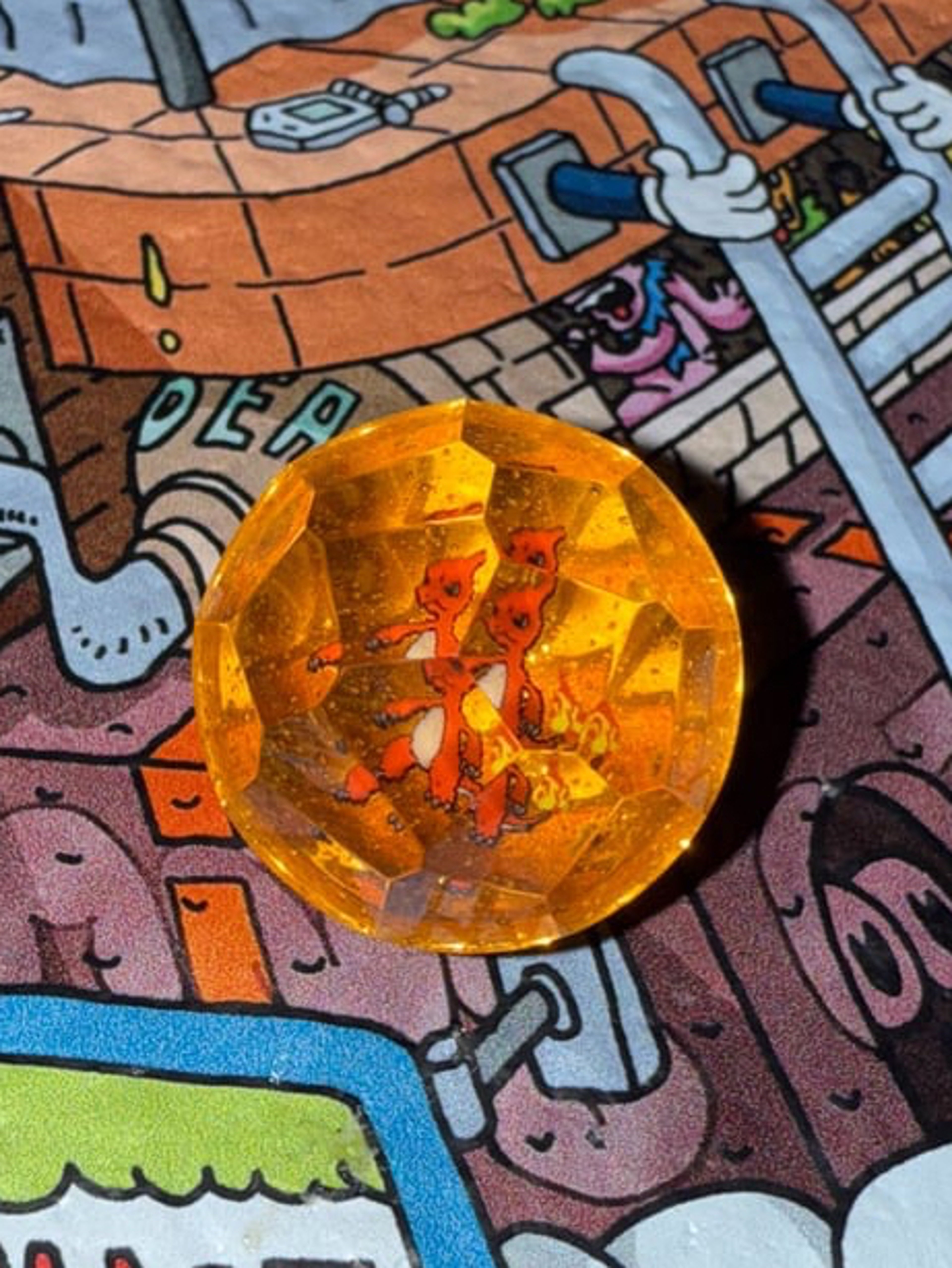 Preview pic of UV Faceted Charmeleon Top Marble