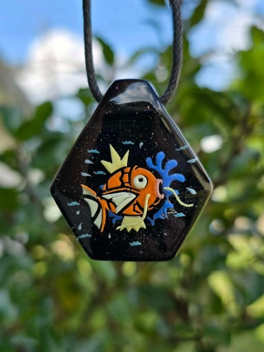 Preview pic of Magikarp Layered Glow UV Pendant
