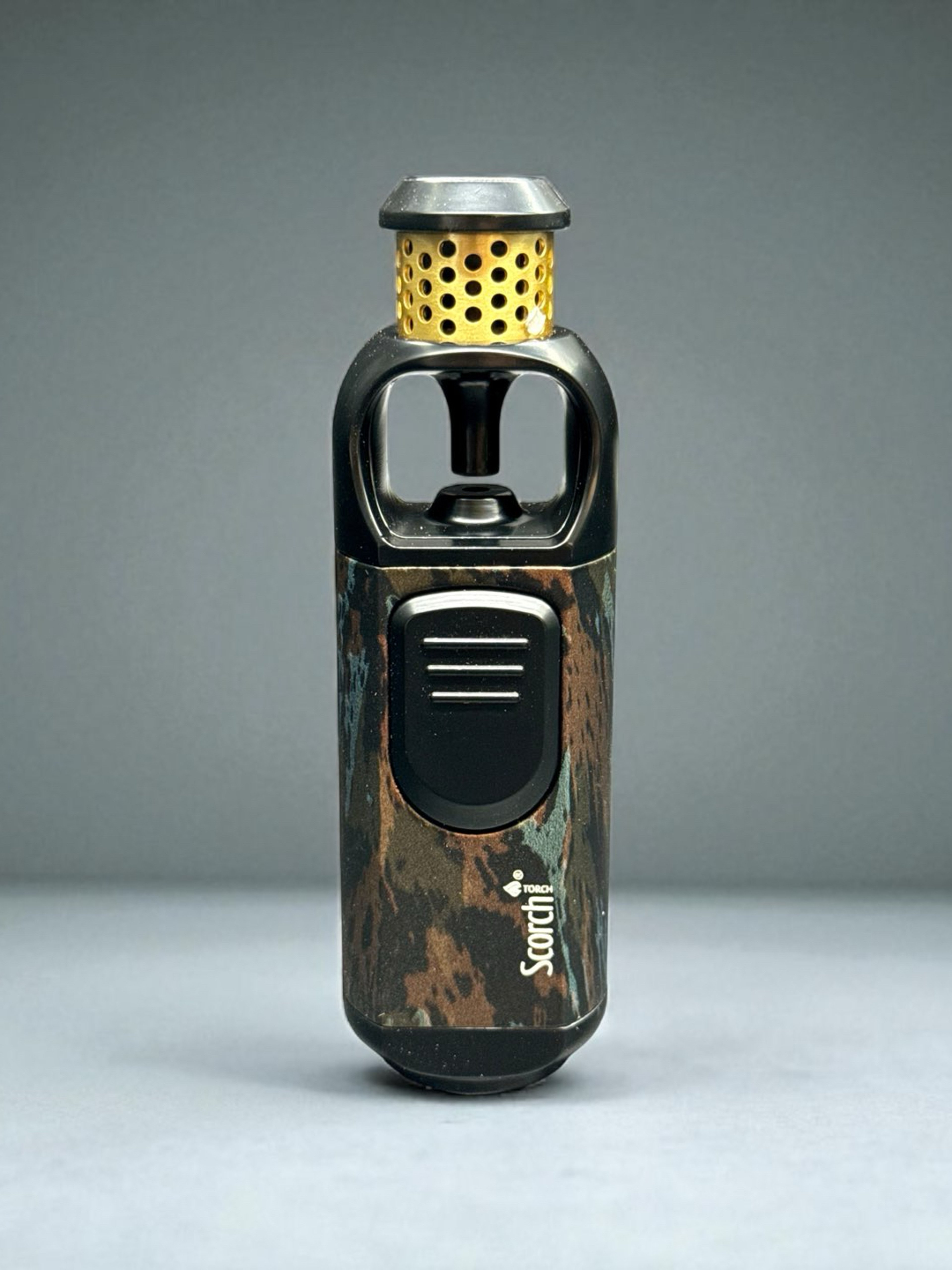 Preview pic of Scorch Torch 61795 – 4” Single Flame Heavy Duty Metal Torch Lighter (Camo Design, Prefilled Butane)