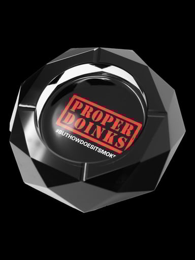 Preview pic of Proper Doinks Glass Ashtray