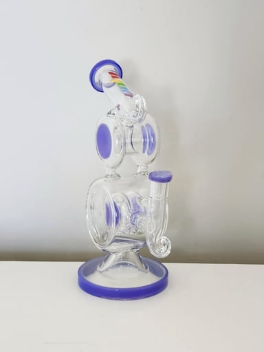 Preview pic of *Last One*12"H Double Barrel Incycler + Banger***Free Shipping***