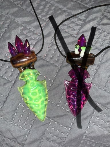 Preview pic of Trenton Nuzum (@nuzumglass on ig) Arrowhead Pendy