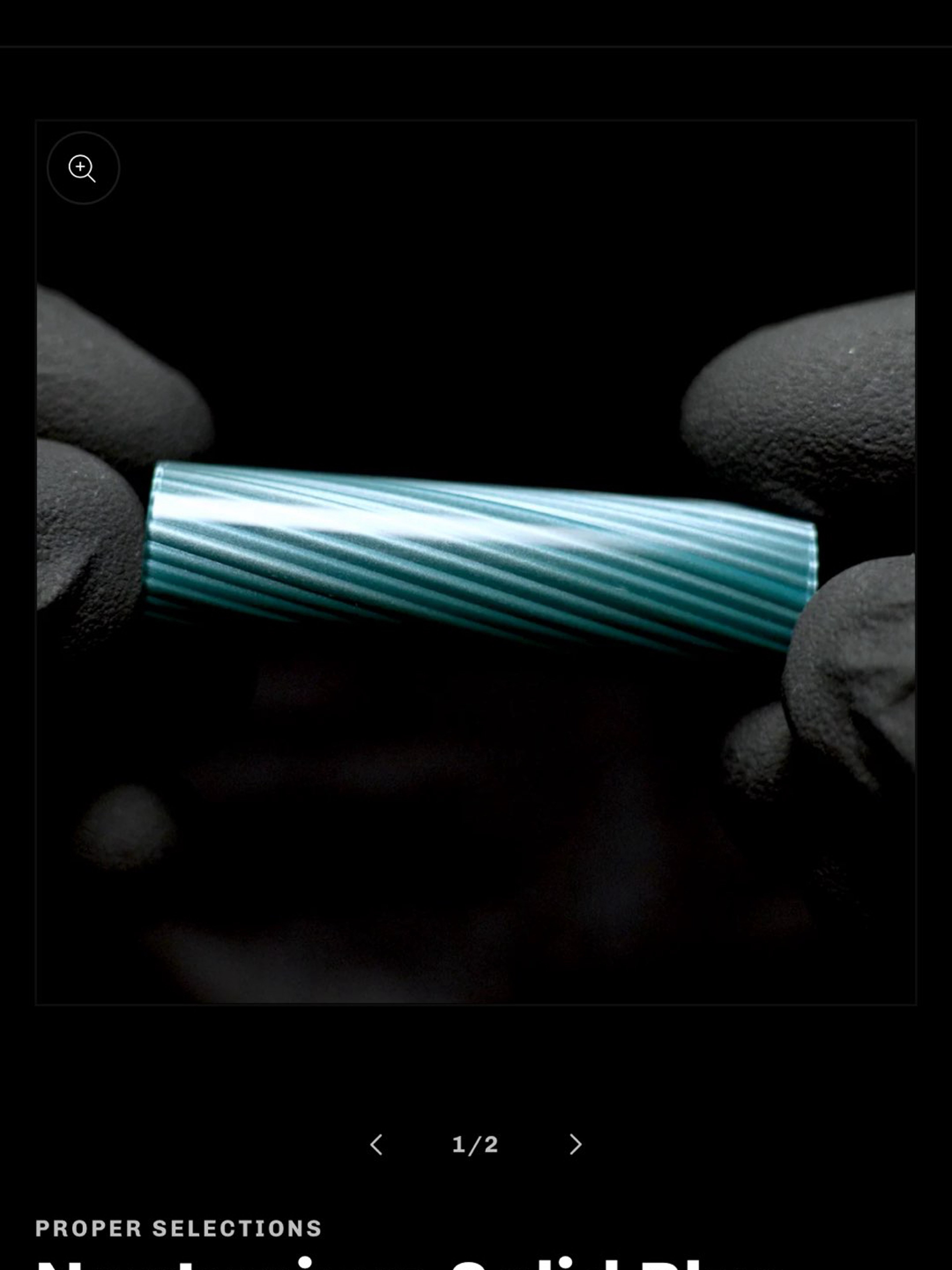 Preview pic of Proper Doinks Extendo Neptunium Solid Blue Tip