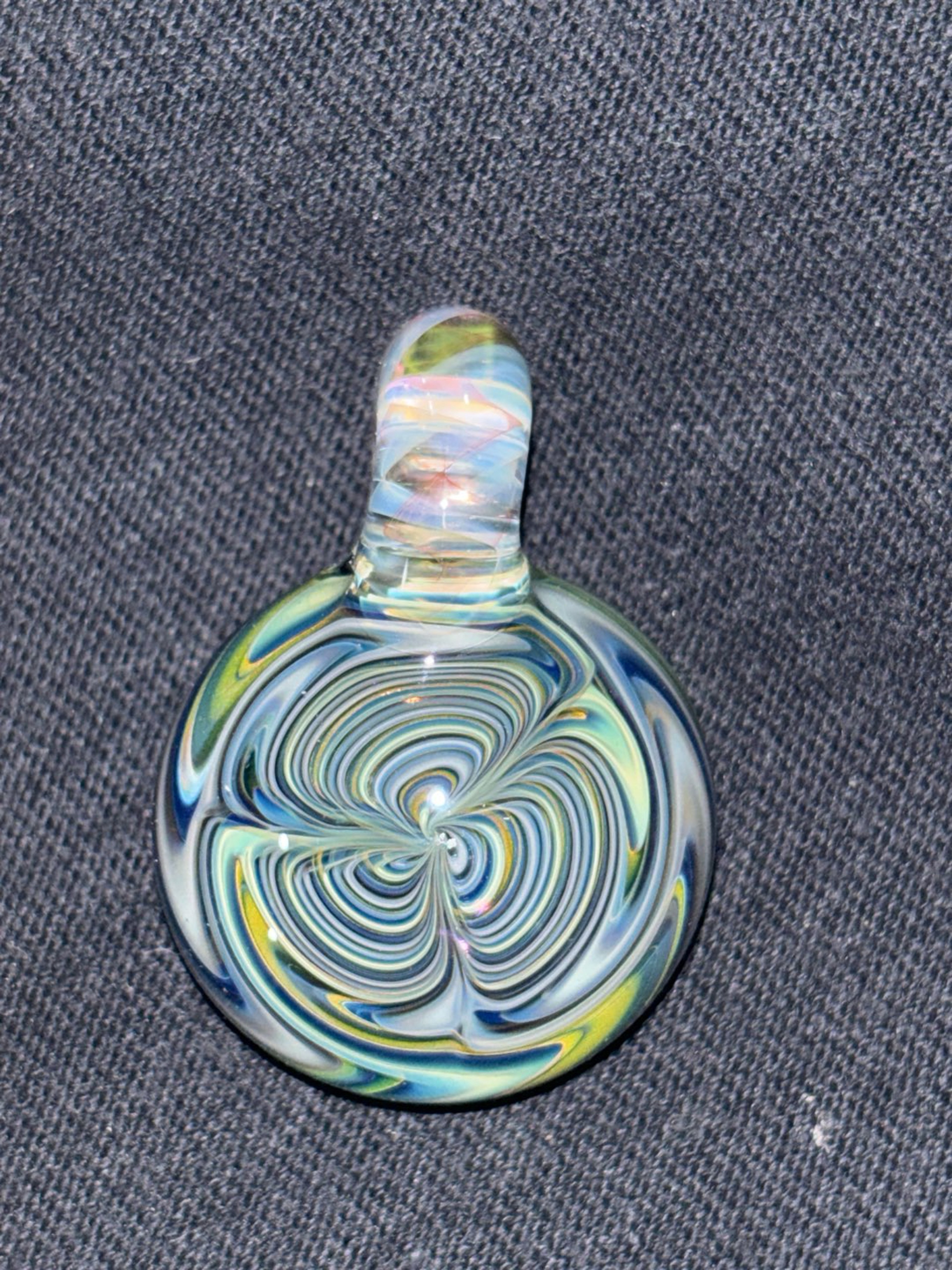 Preview pic of Royals glass Tri BowTie Fume Pendy