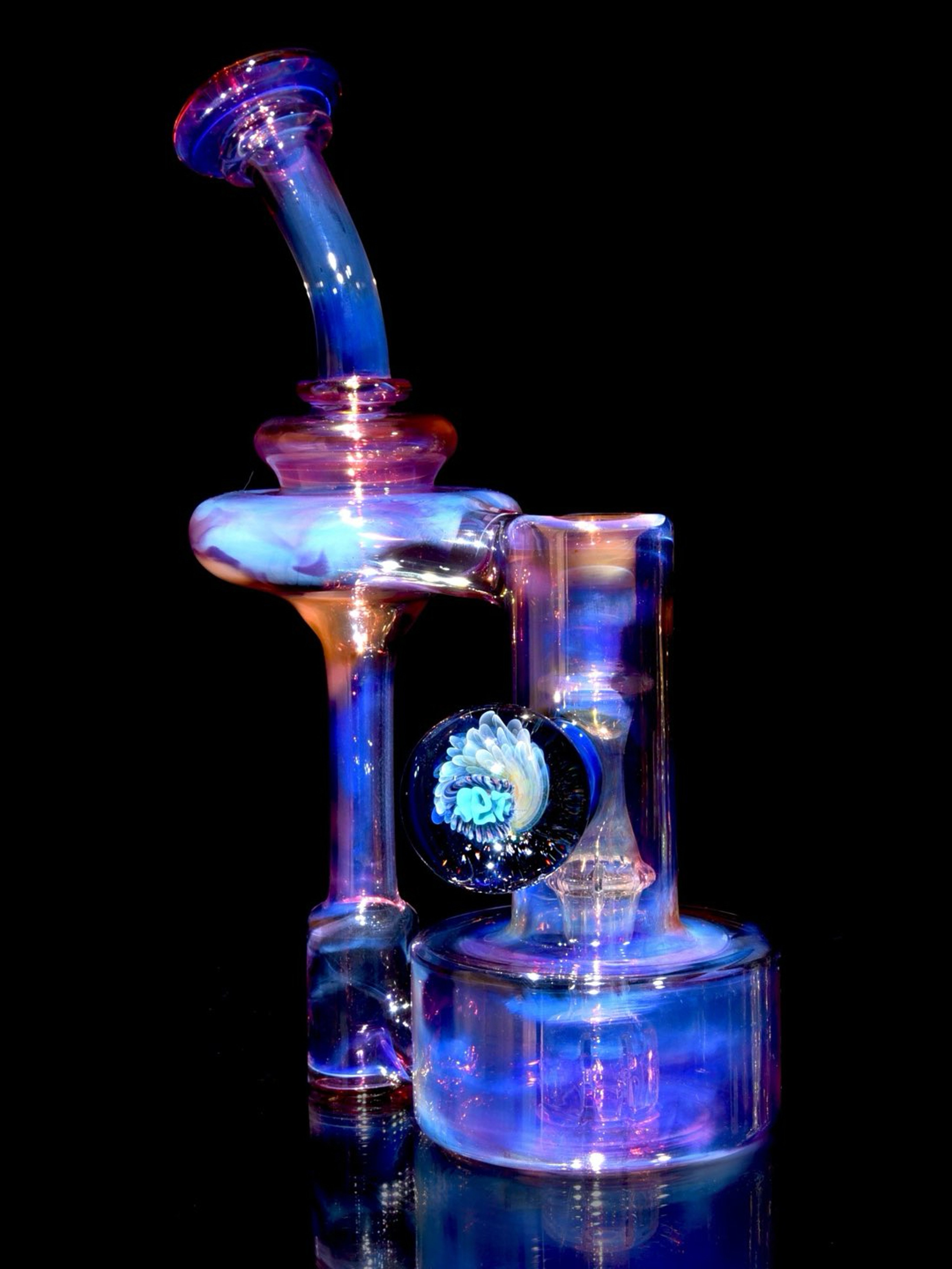 Preview pic of Yeti Dabs - Fully-fumed Double Diffused RBR w/ Signature Marble - 14mm Female