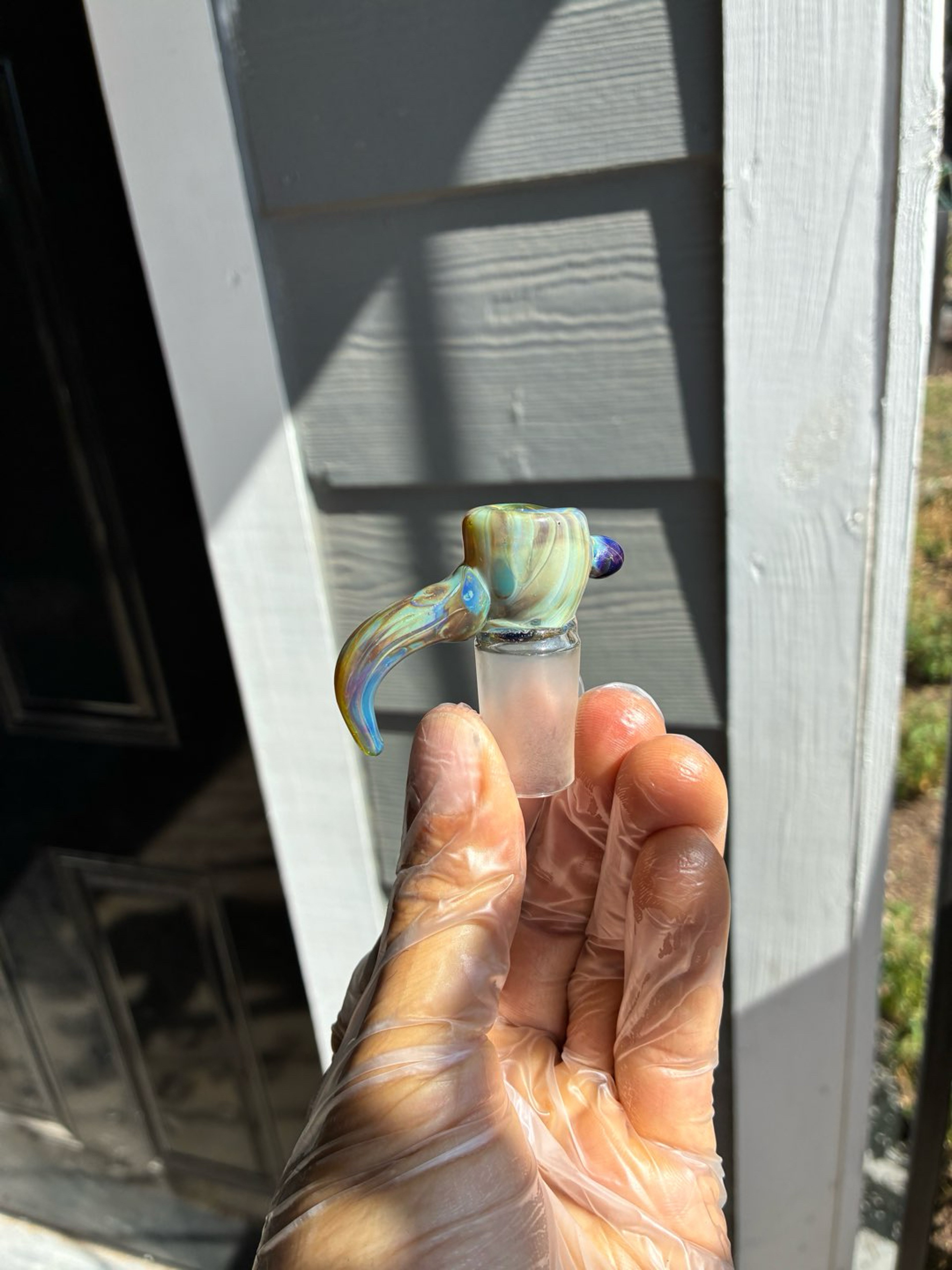 Preview pic of 18mm light blue amber purple 4-home slide 🛝