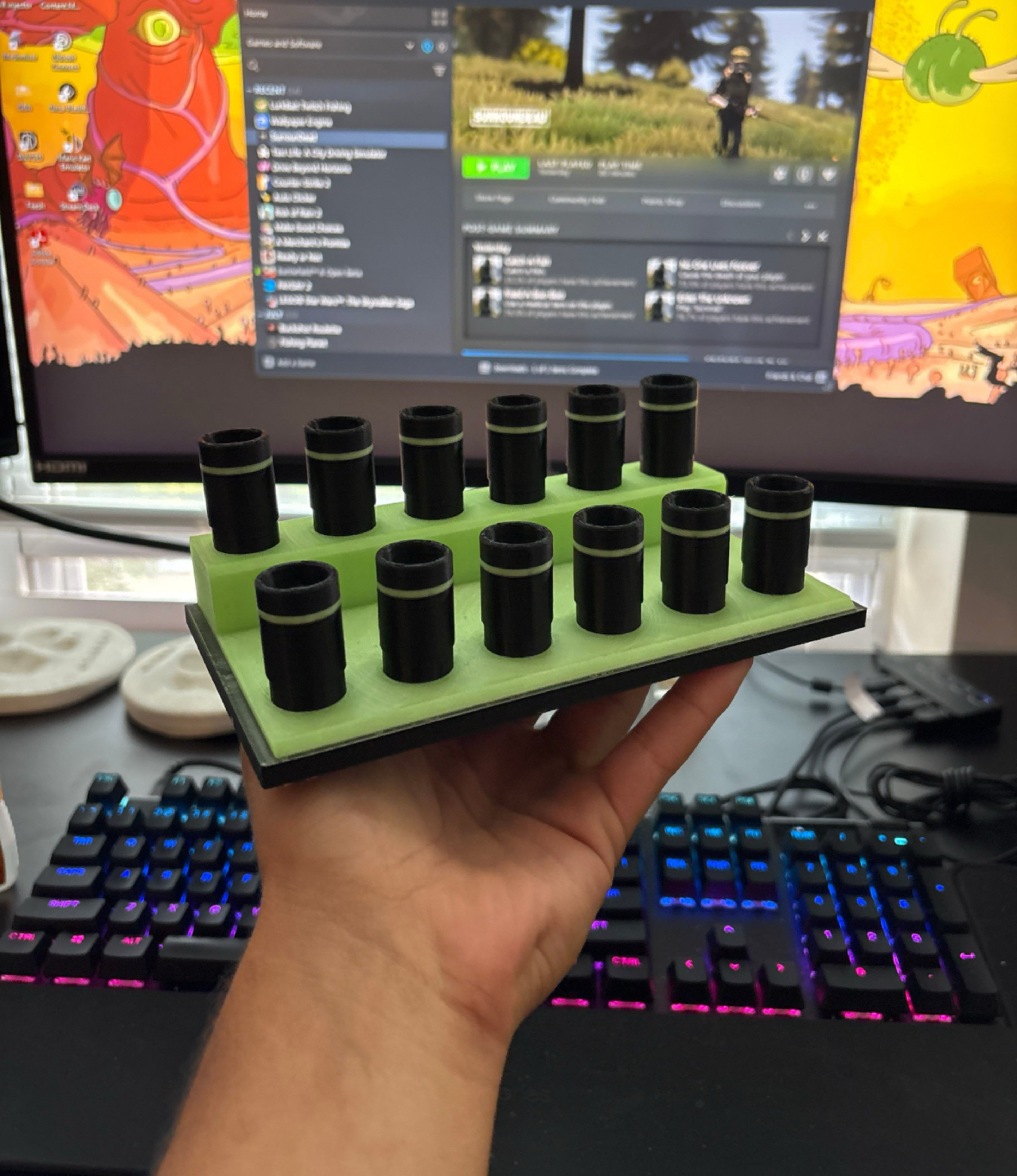 Preview pic of Custom 3D Printed Slide Displays - NOW IN UV