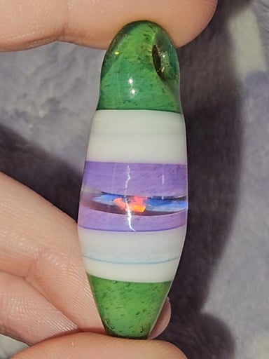 Preview pic of Striped Opal Pendant