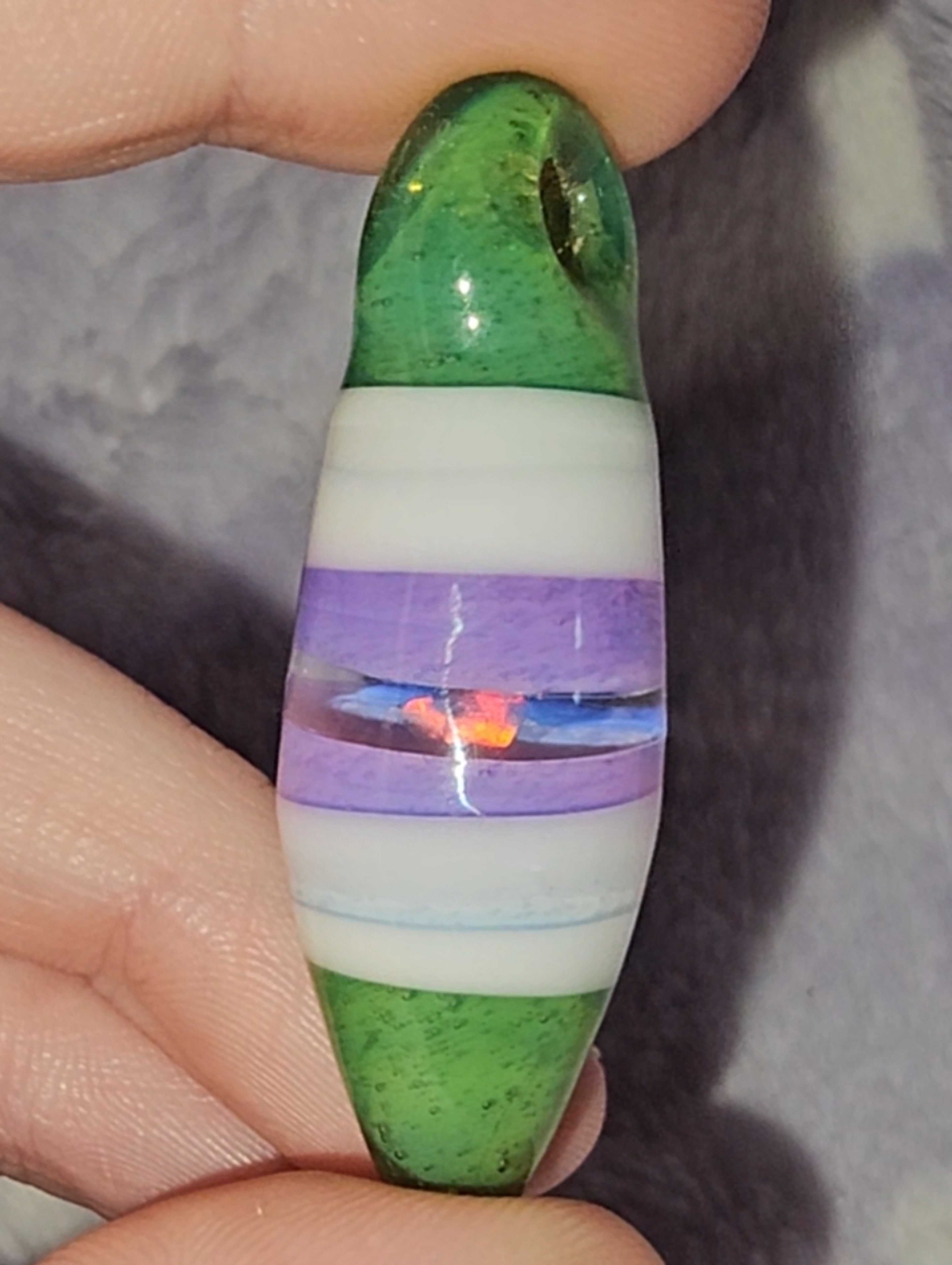 Preview pic of Striped Opal Pendant