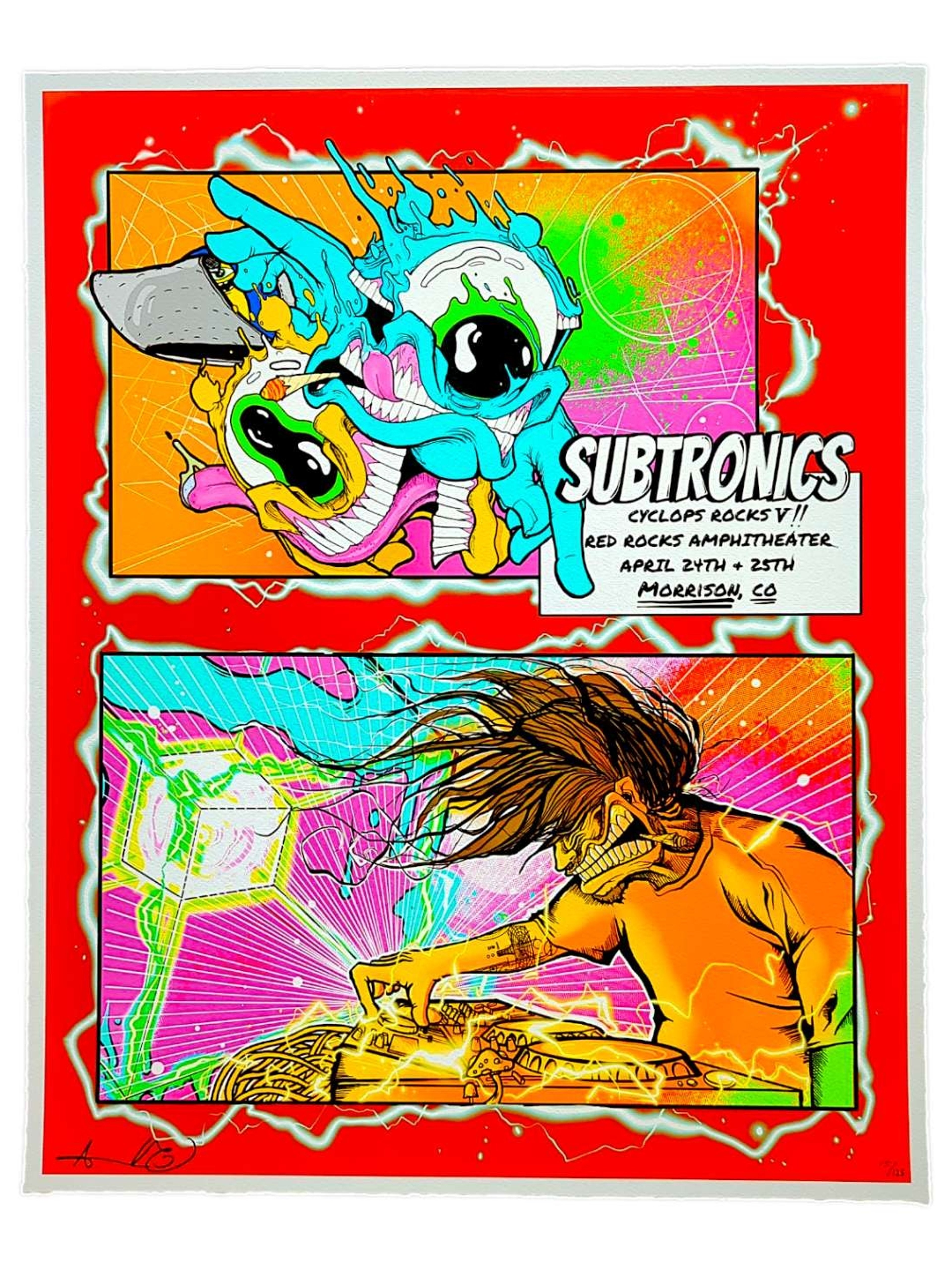 Aaron Brooks "Subtronics Cyclops Rocks V" Print image 0