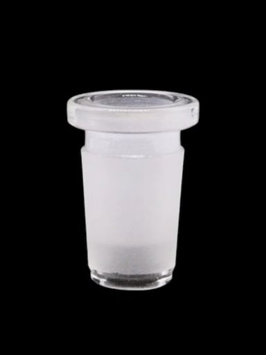 Preview pic of Clear Glass Adapter – 14mm Male to 10mm Female Joint Converter