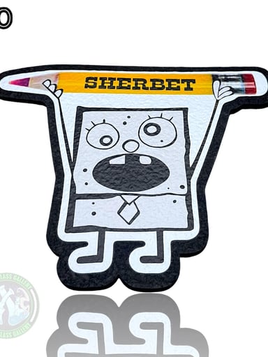 Preview pic of Moodmats - Dab Mat #170 - Sherbet Glass (Doodle Bob)