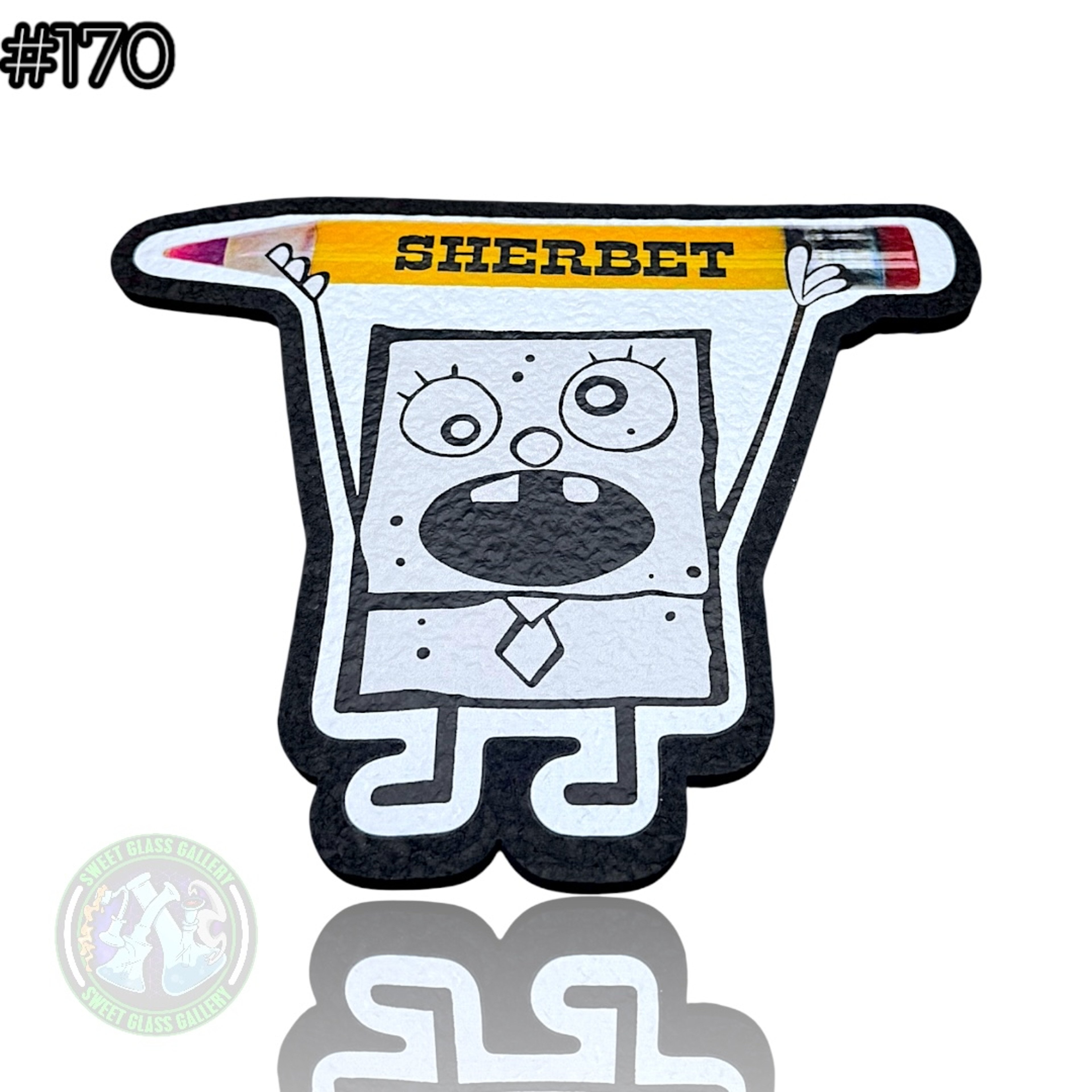 Preview pic of Moodmats - Dab Mat #170 - Sherbet Glass (Doodle Bob)