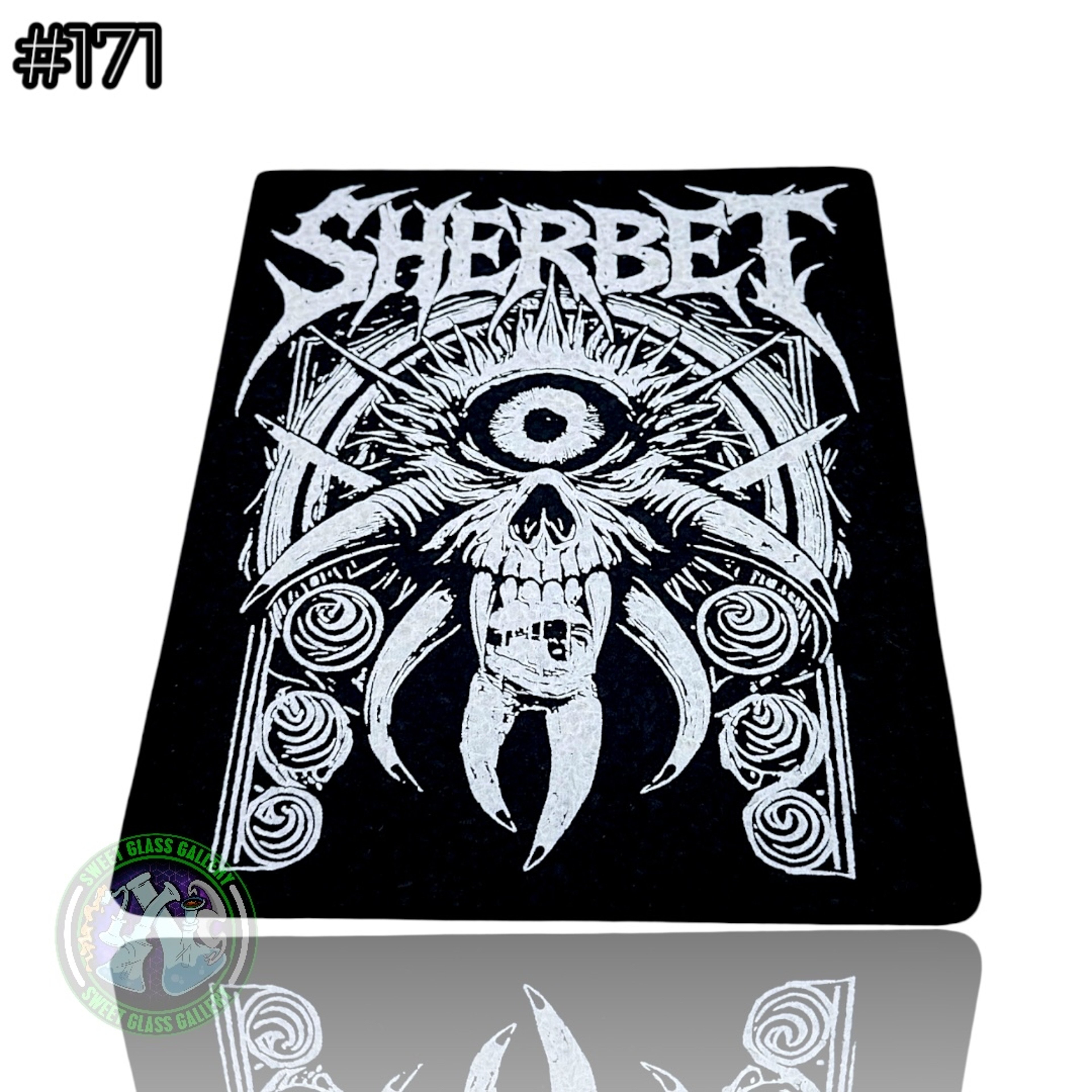 Preview pic of Moodmats - Dab Mat #171 - Sherbet Glass x Fractal Dabber