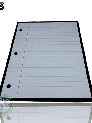 Preview pic of Moodmats - Dab Mat #173 - Sherbet (Lined Paper)