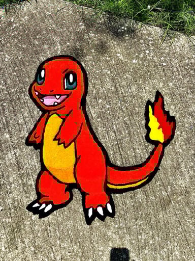 Preview pic of Charmander (POKEMON) custom rug!