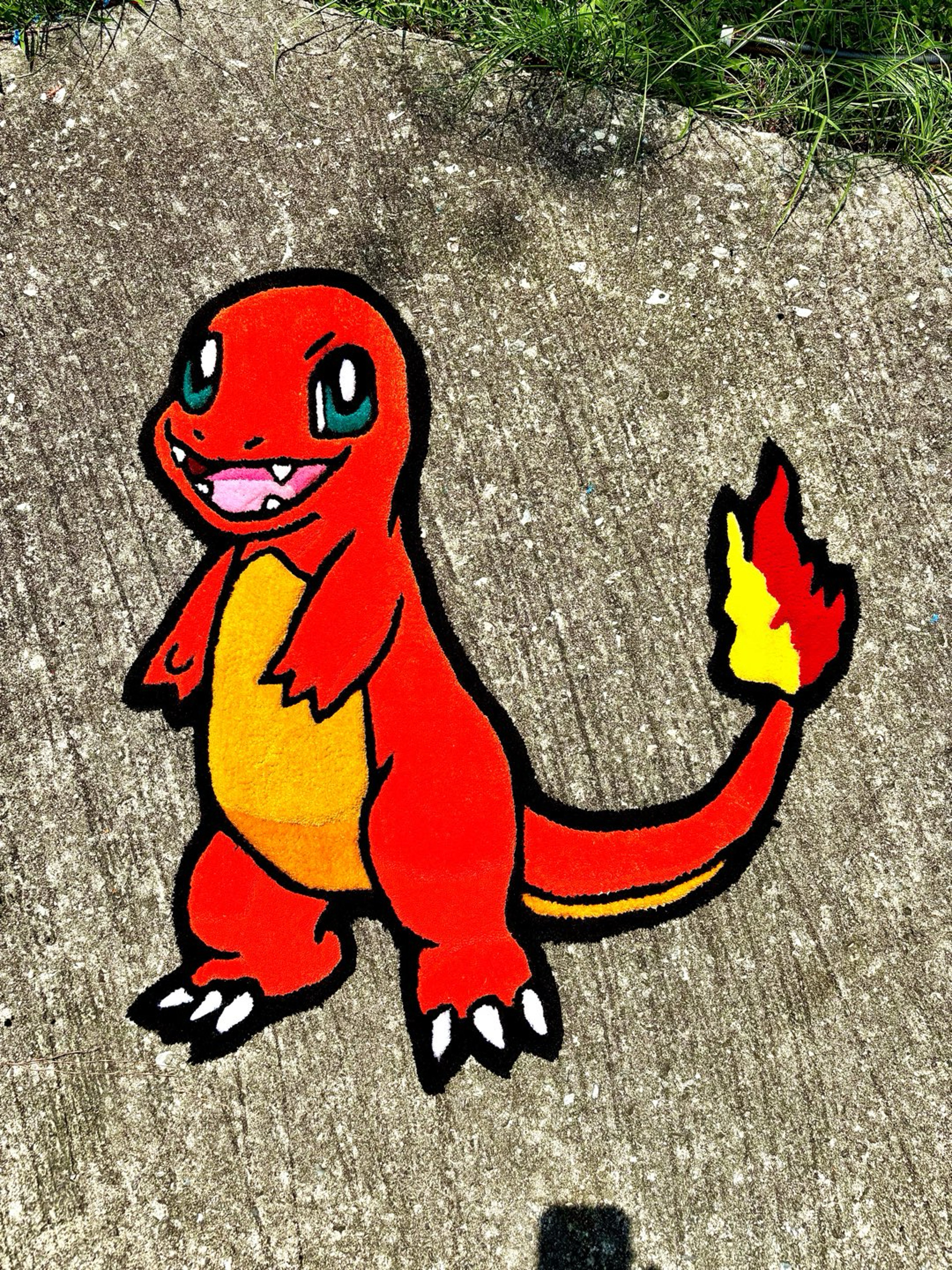 Charmander (POKEMON) custom rug! image 0