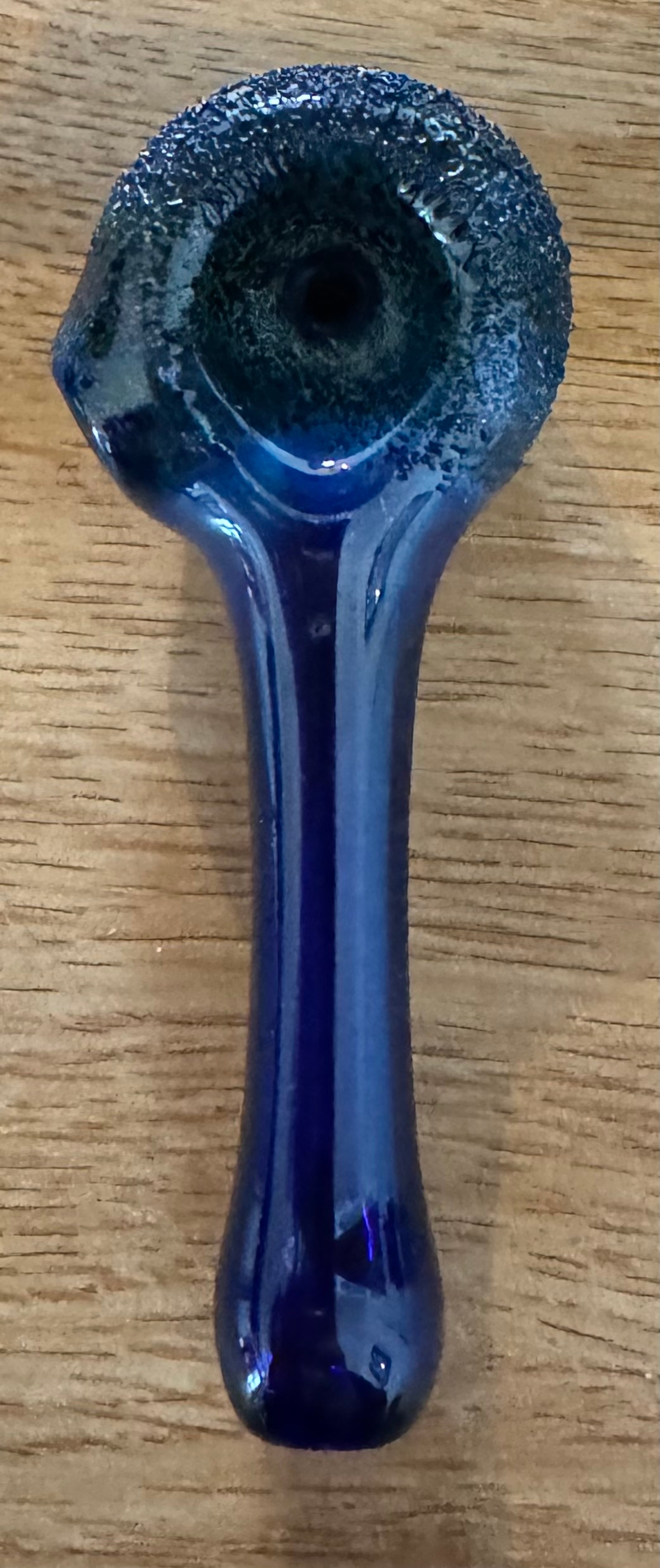 Hand Blown Mini Glass Spoon image 0