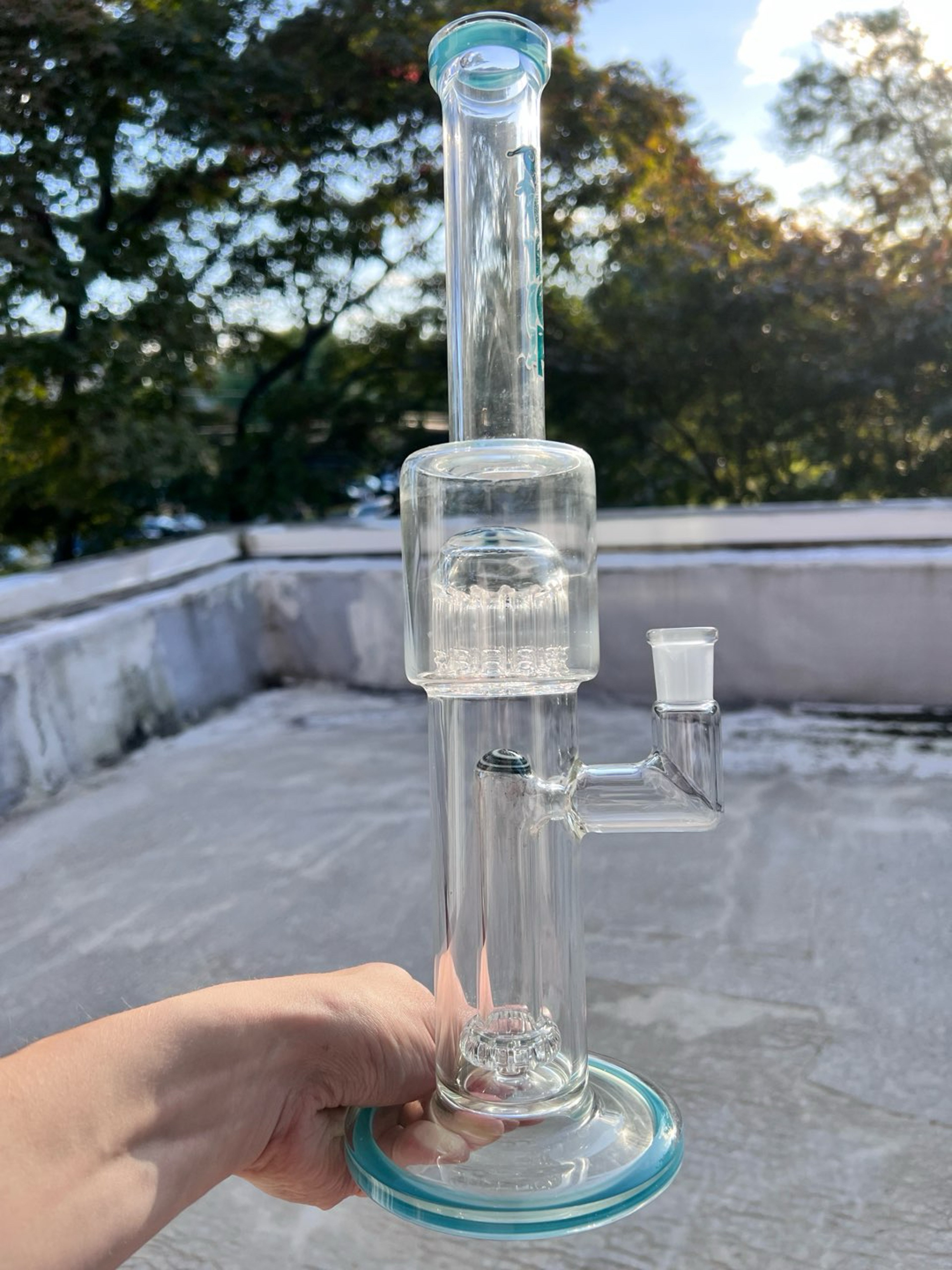 TORO Circ to 13arm Teal logo/Worked caps image 0