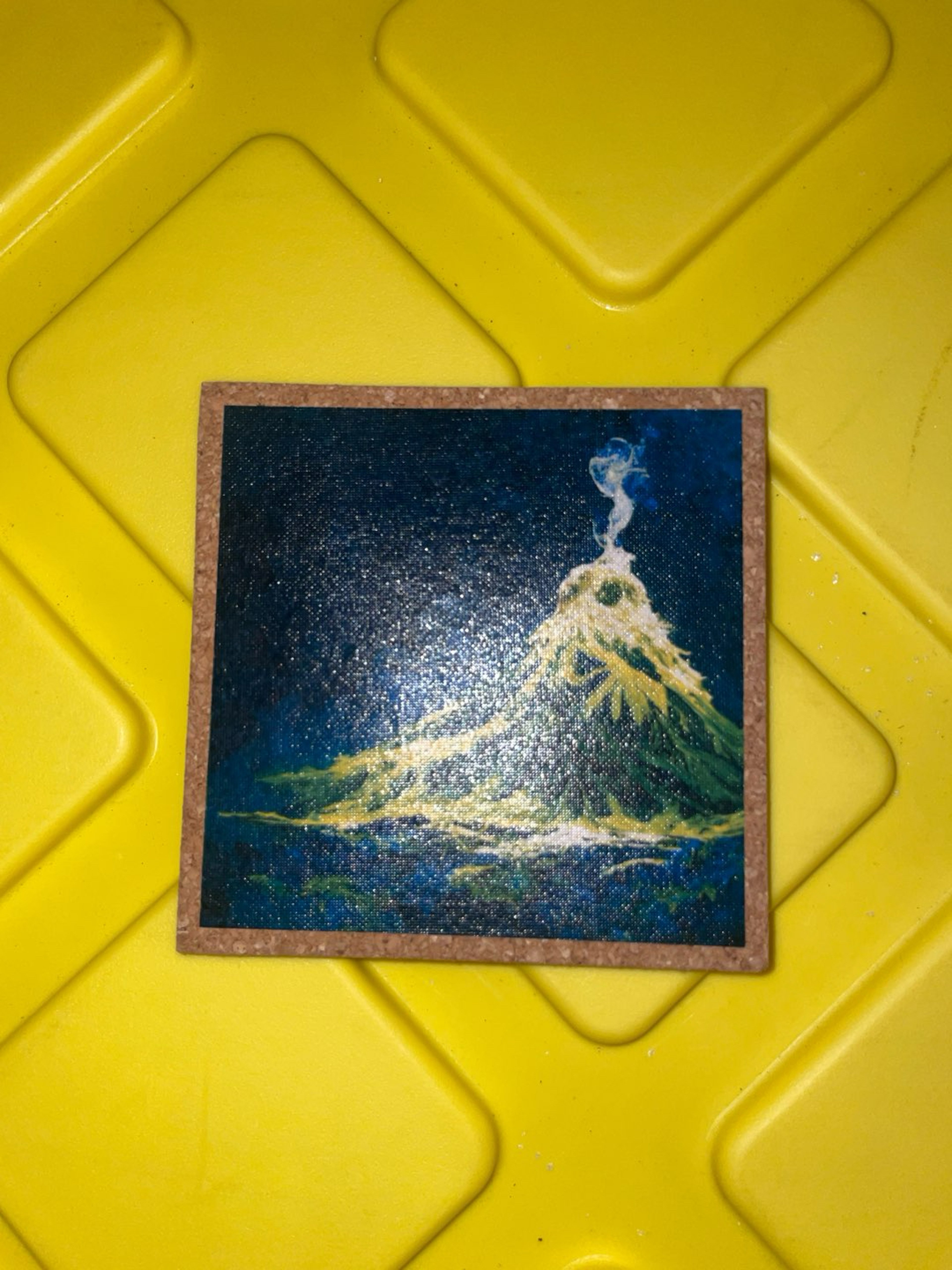 Green Volcano Gallery 3x3 mattitude mat image 0