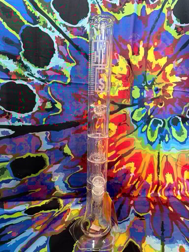 Preview pic of HiSi 20” Triple Bell Perc Straight Tube