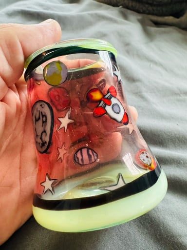 Preview pic of Extremely rare XXL SlickRickGlass millie stash Jar