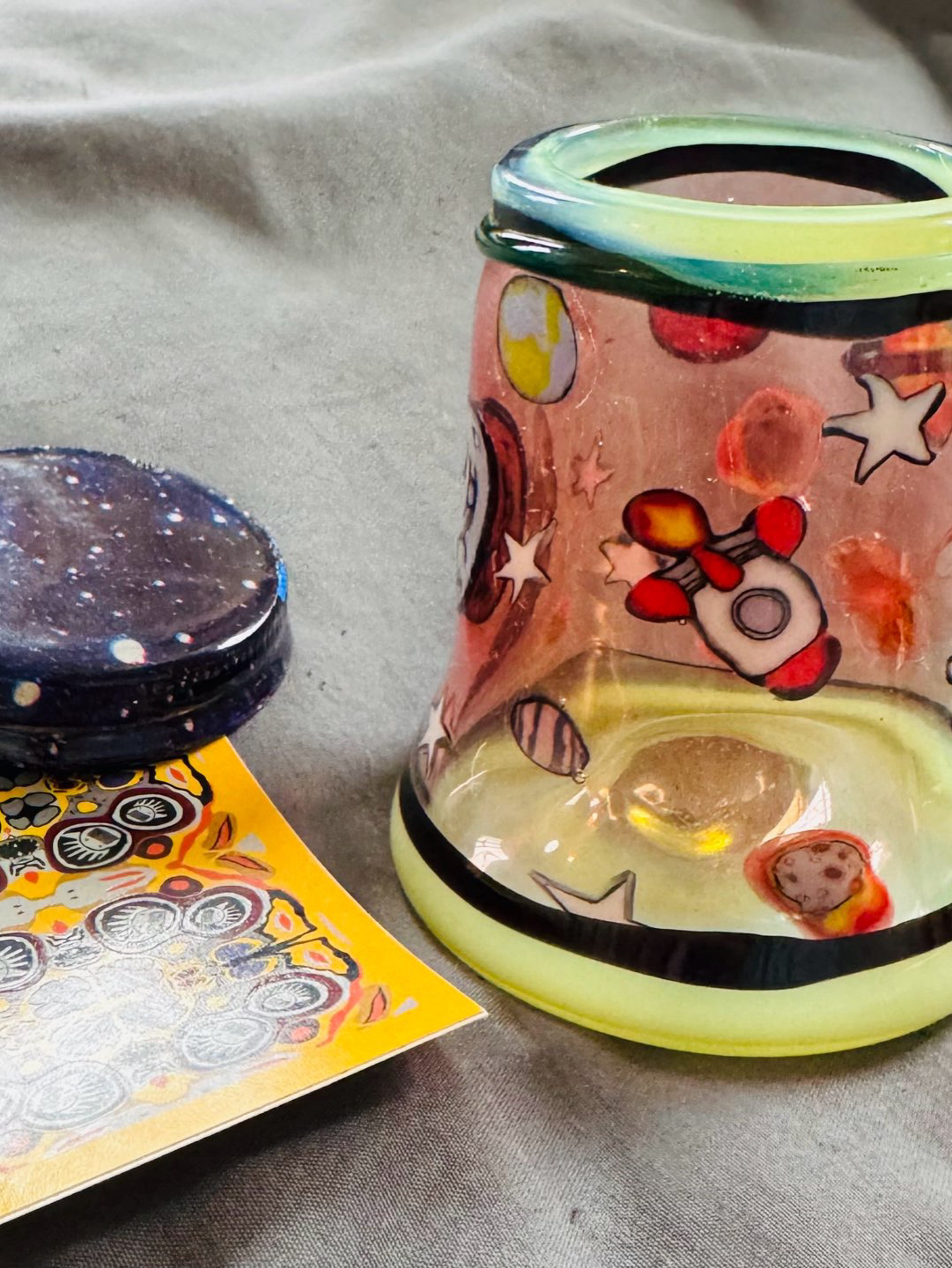Preview pic of Extremely rare XXL SlickRickGlass millie stash Jar