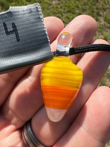Preview pic of Candy corn pendant